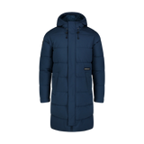 Waterproof winter parka men's - HOOD blue