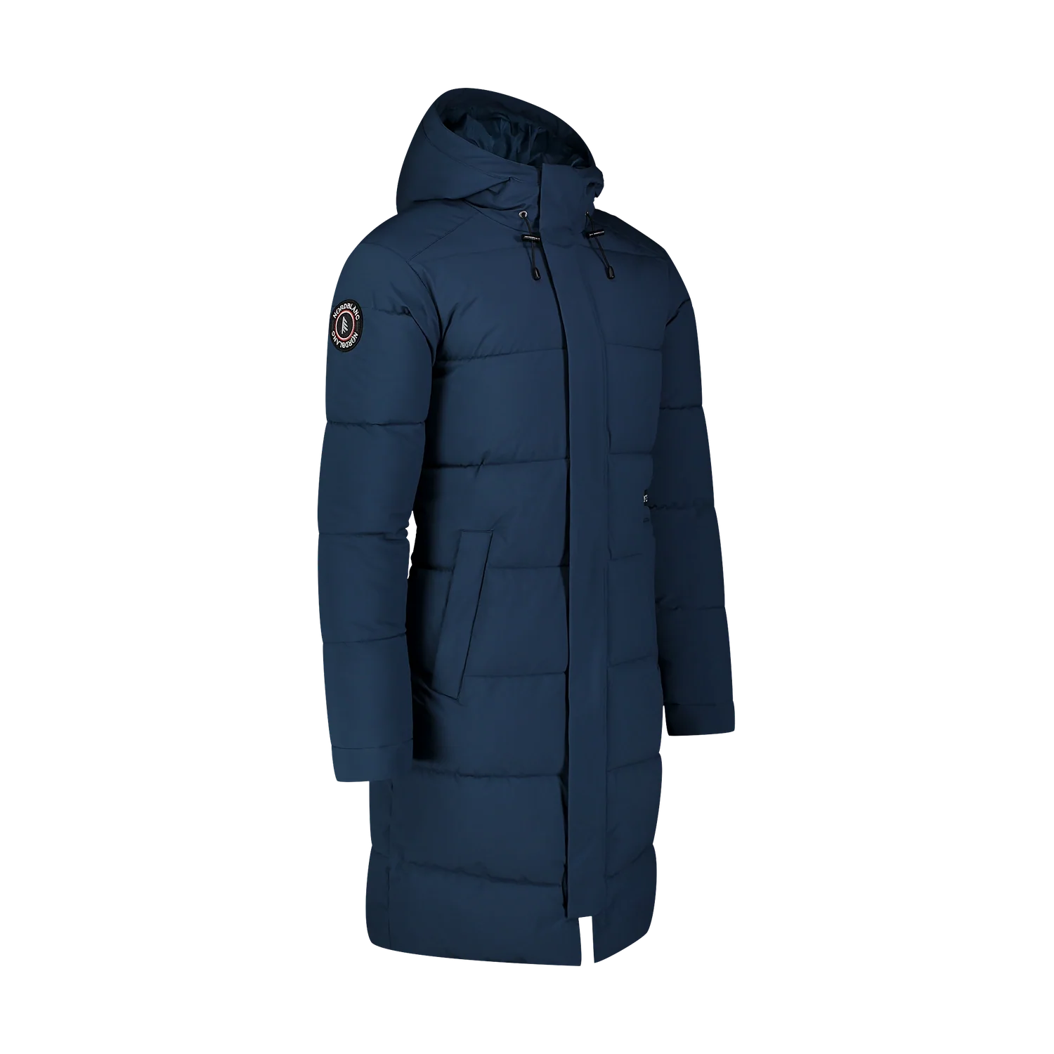 Waterproof winter parka men's - HOOD blue-2