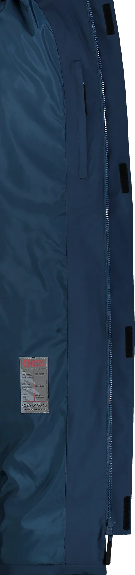 Waterproof winter parka men's - HOOD blue-6