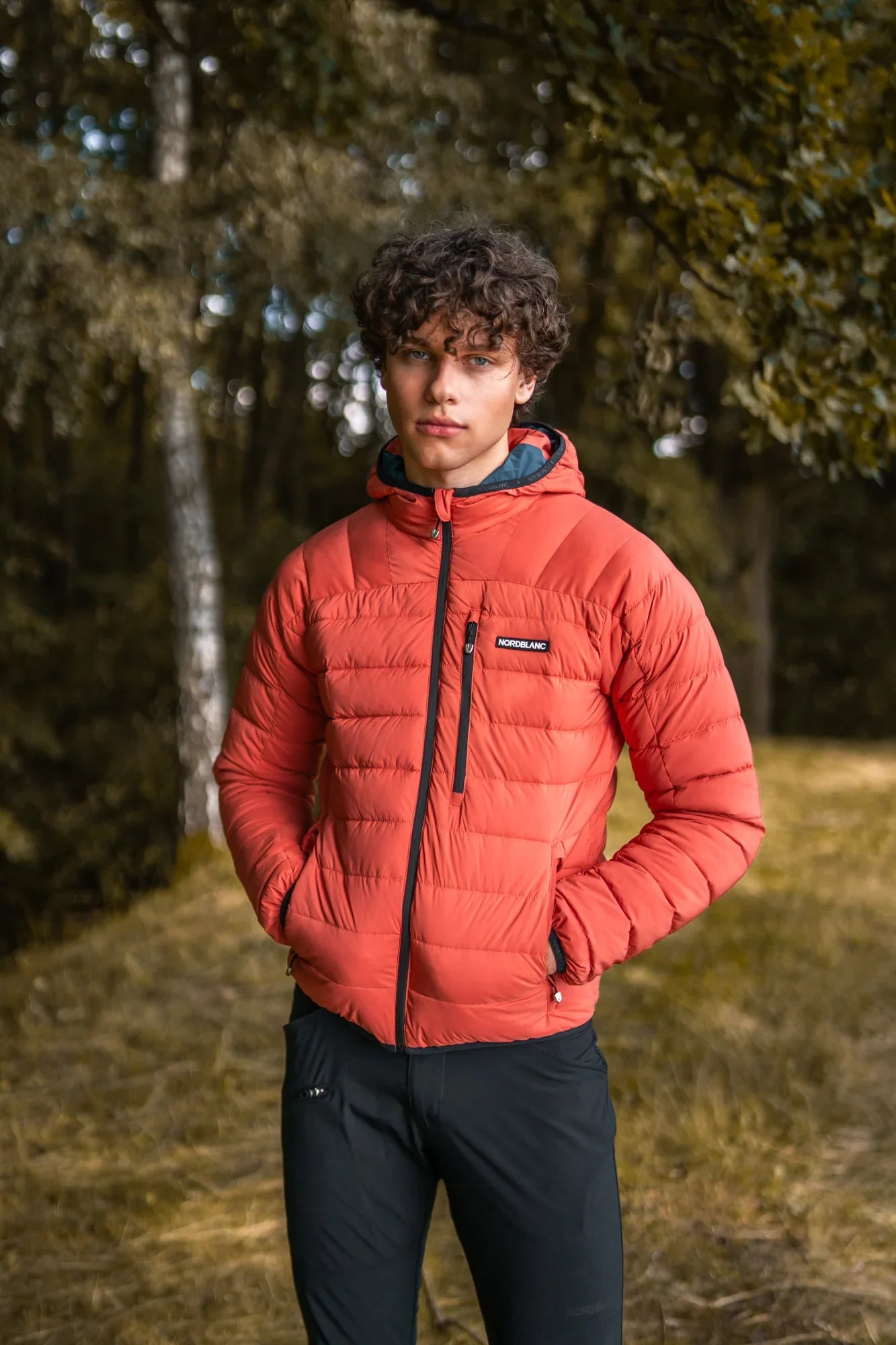 Quilted jacket men's - STUNNER orange-3