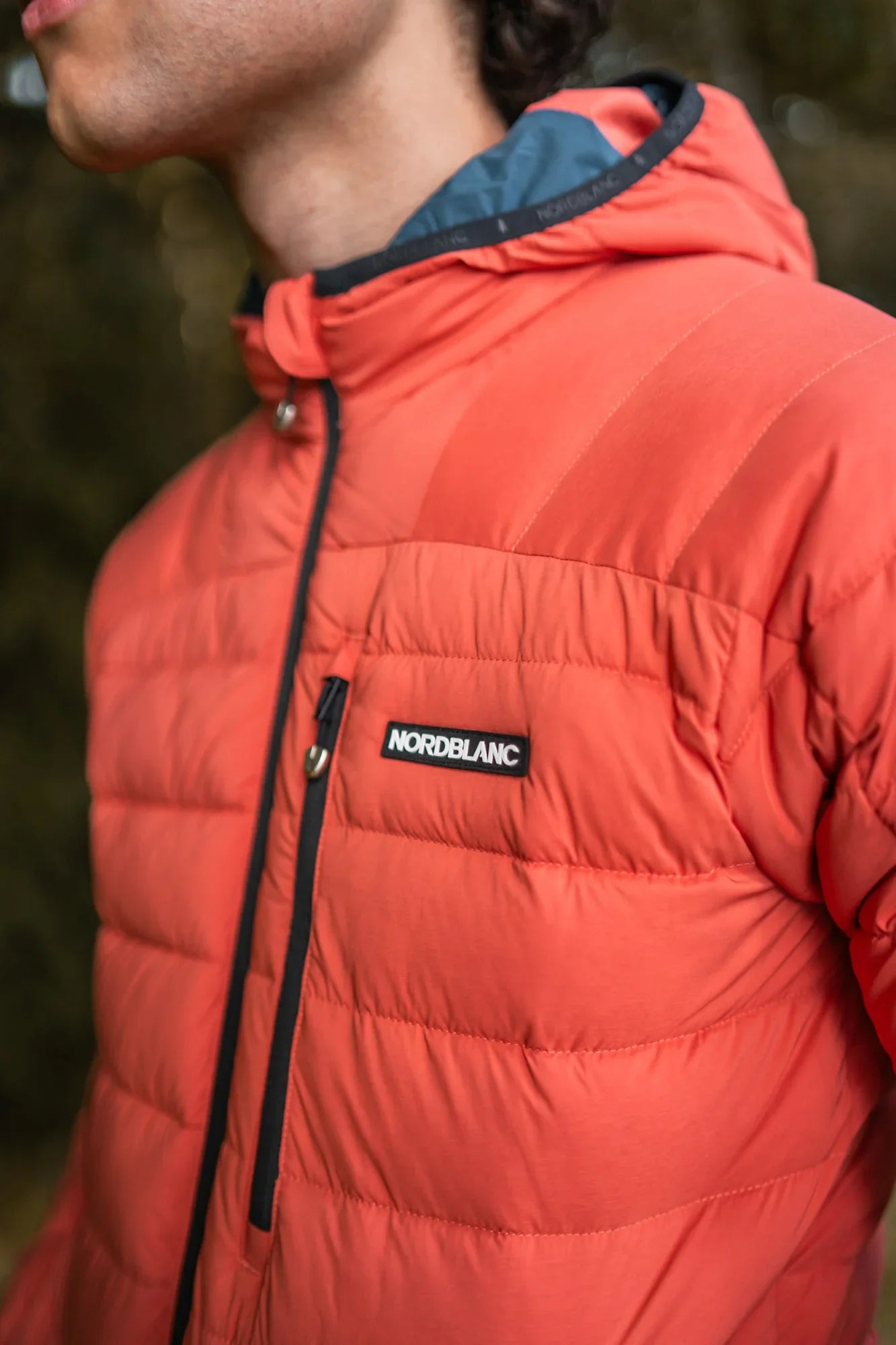 Quilted jacket men's - STUNNER orange-4