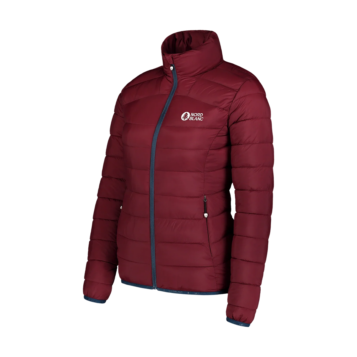 Quilted jacket women's - SURROUNDINGS wine red – image 4