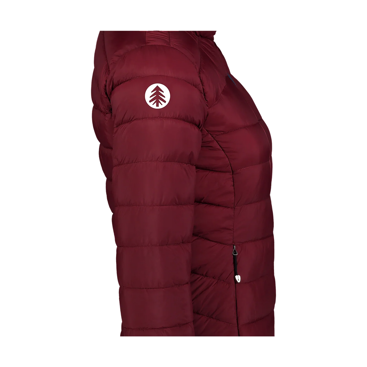 Quilted jacket women's - SURROUNDINGS wine red – image 5
