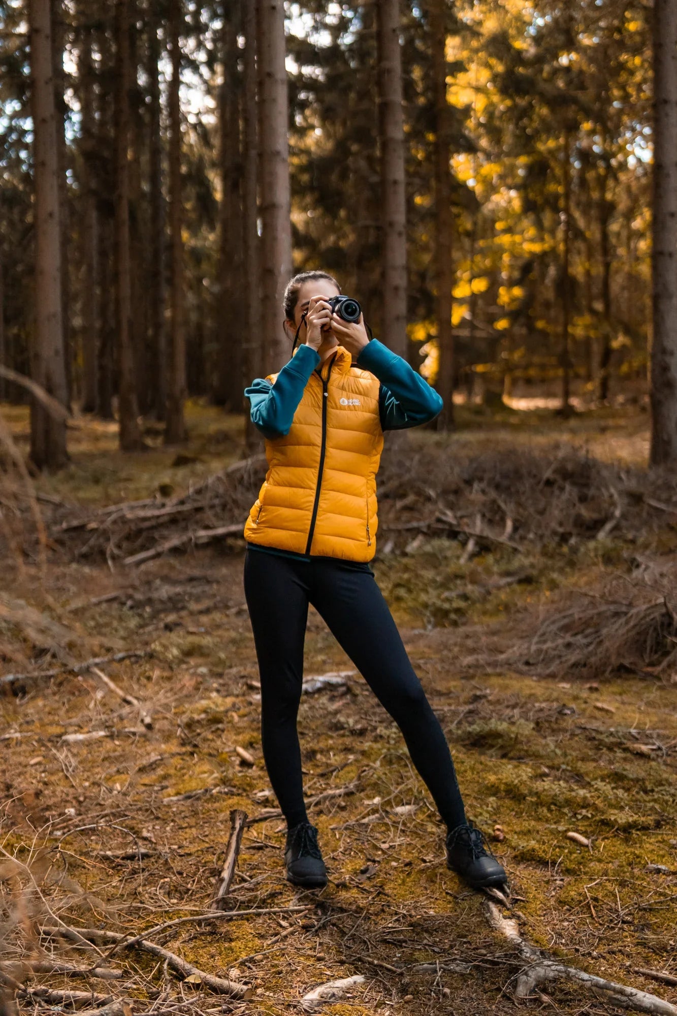 Winterweste Damen - APPRECIATE gelb-3