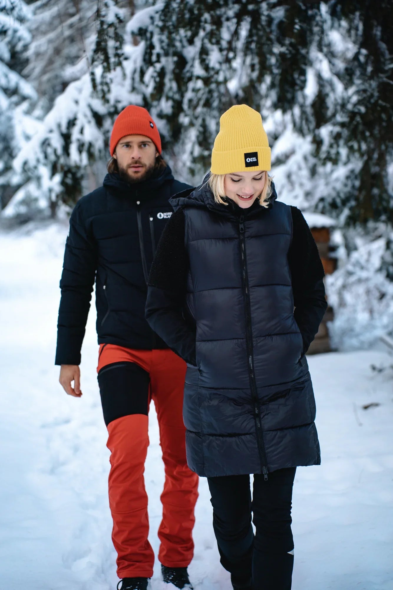 Winterweste Damen - ORGANISM schwarz-3