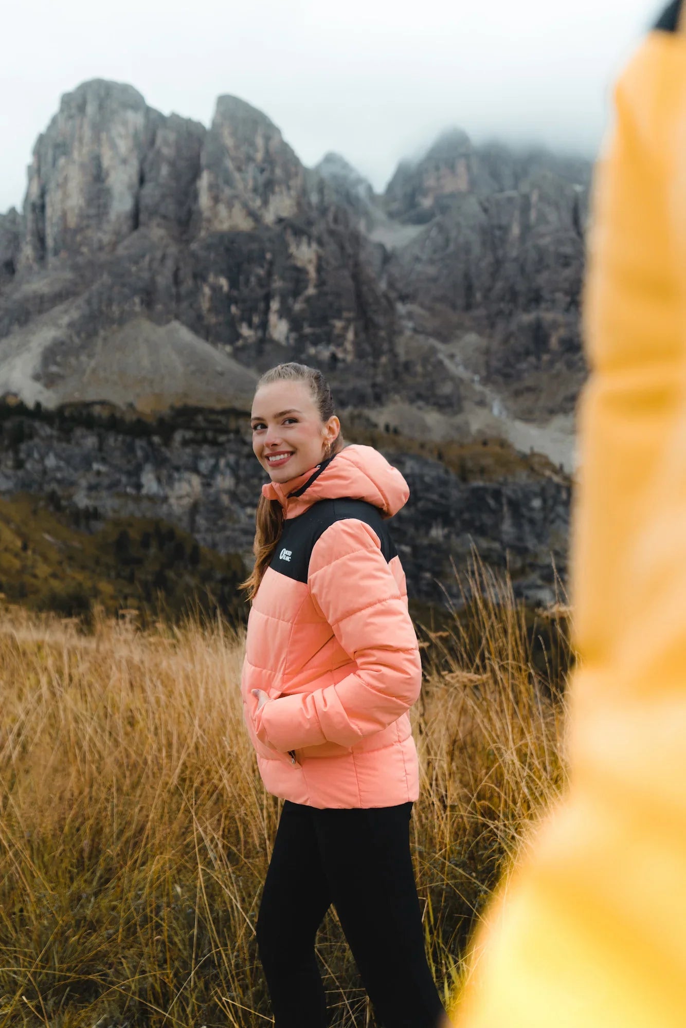 Winter jacket women's - VERNAL orange-13