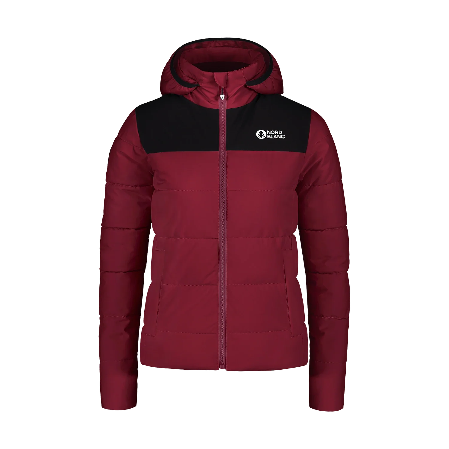 Winter jacket women's - VERNAL wine red