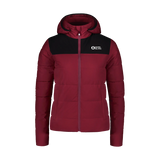 Winter jacket women's - VERNAL wine red