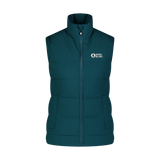 Winter vest women's - PANORAMIC green