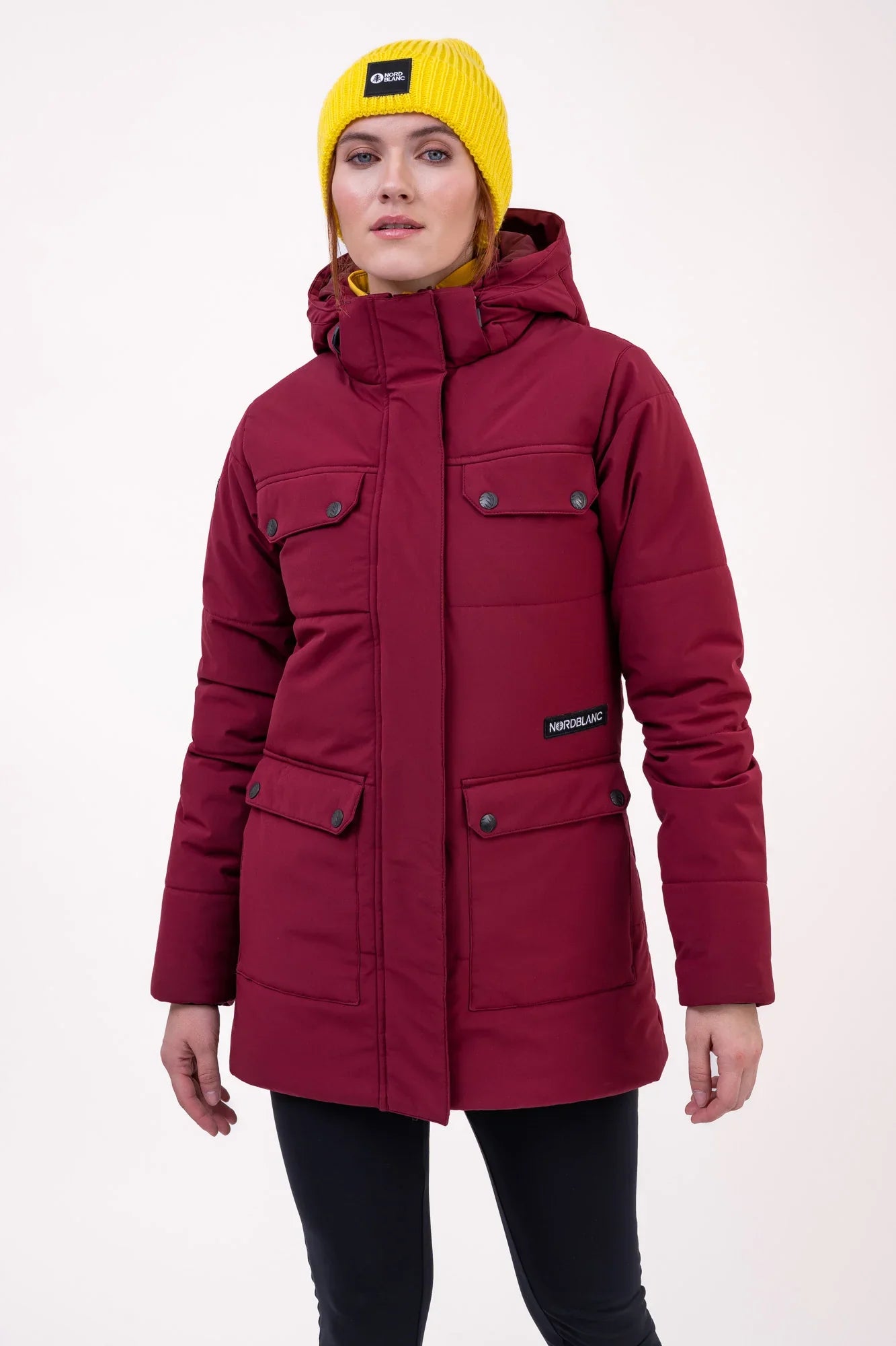 Winterparka Damen - NIPPY weinrot-2