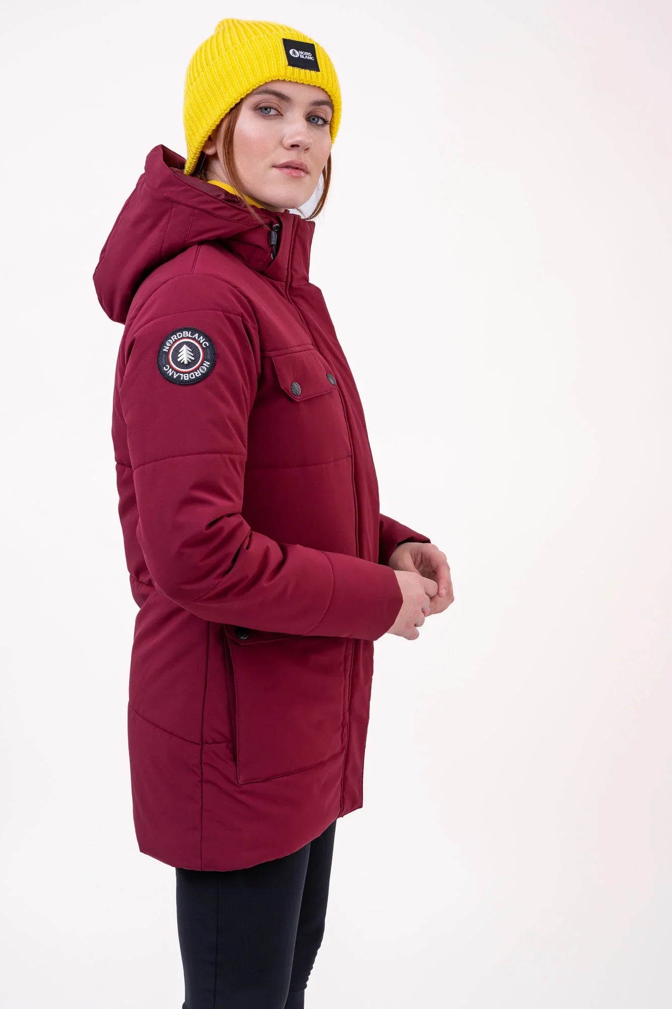 Winterparka Damen - NIPPY weinrot-3