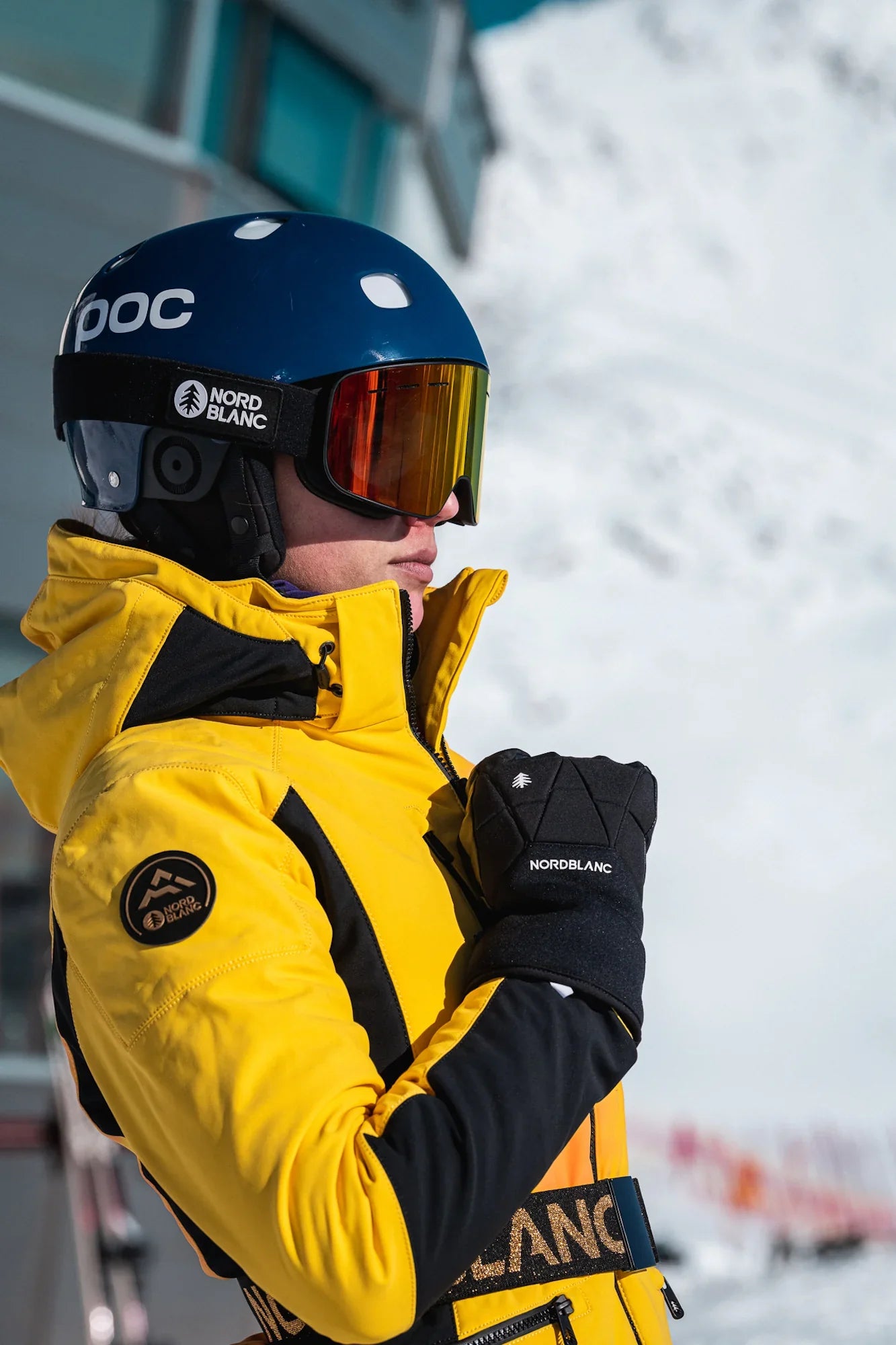 Softshell skijaška jakna ženska - HEROINE žuta-6