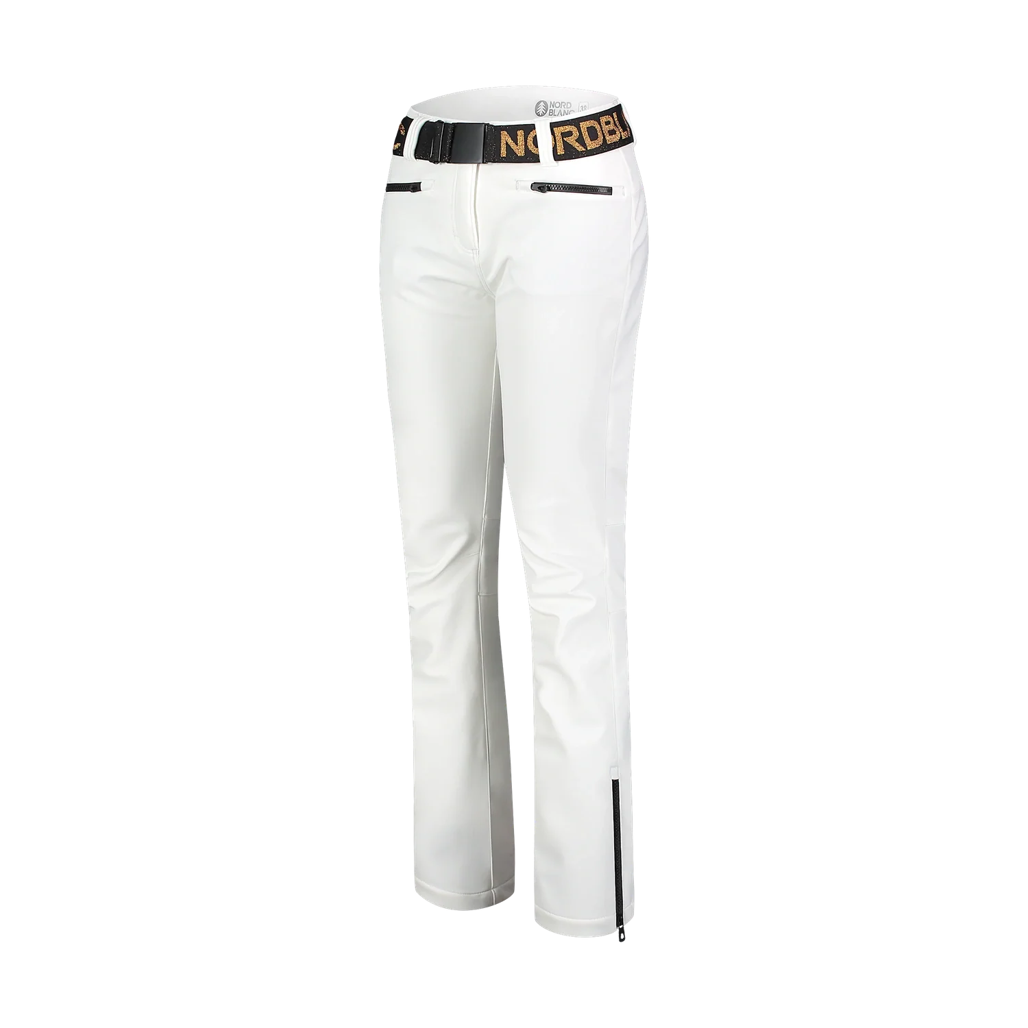 Softshell ski pants women's - MELLEABLE white-2