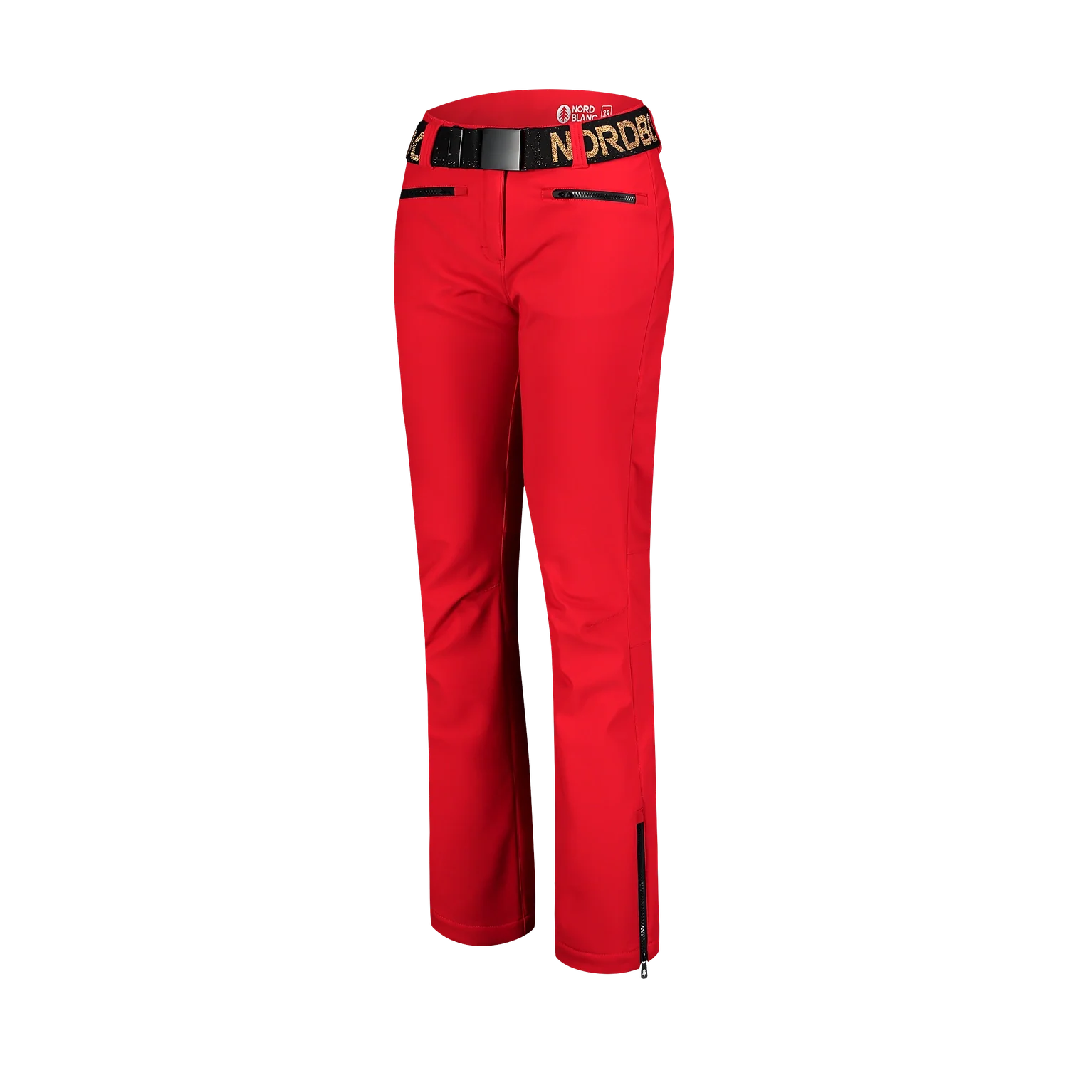 Softshell Skihose Damen - MELLEABLE rot-2