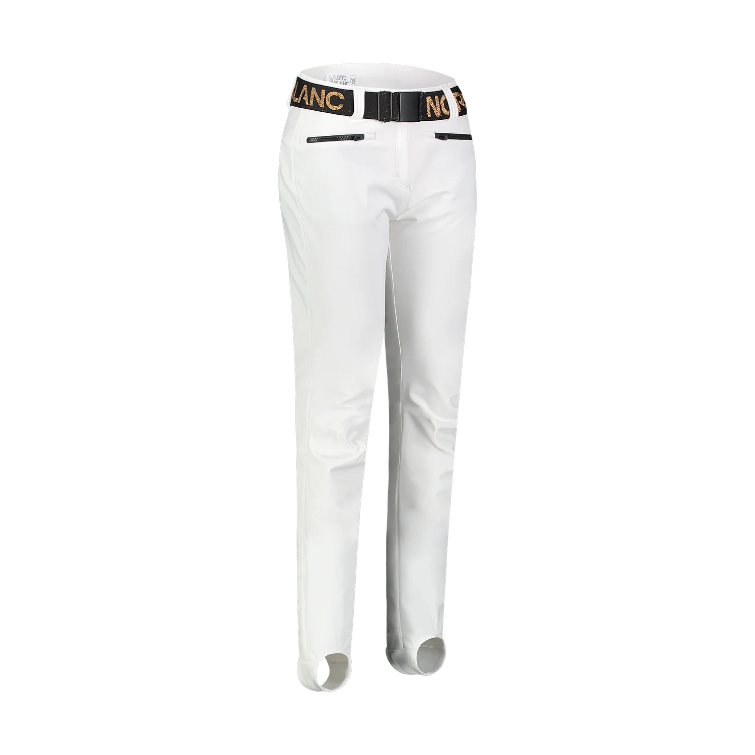 Softshellové lyžařské kalhoty dámské - FULLCOVER bílé-3