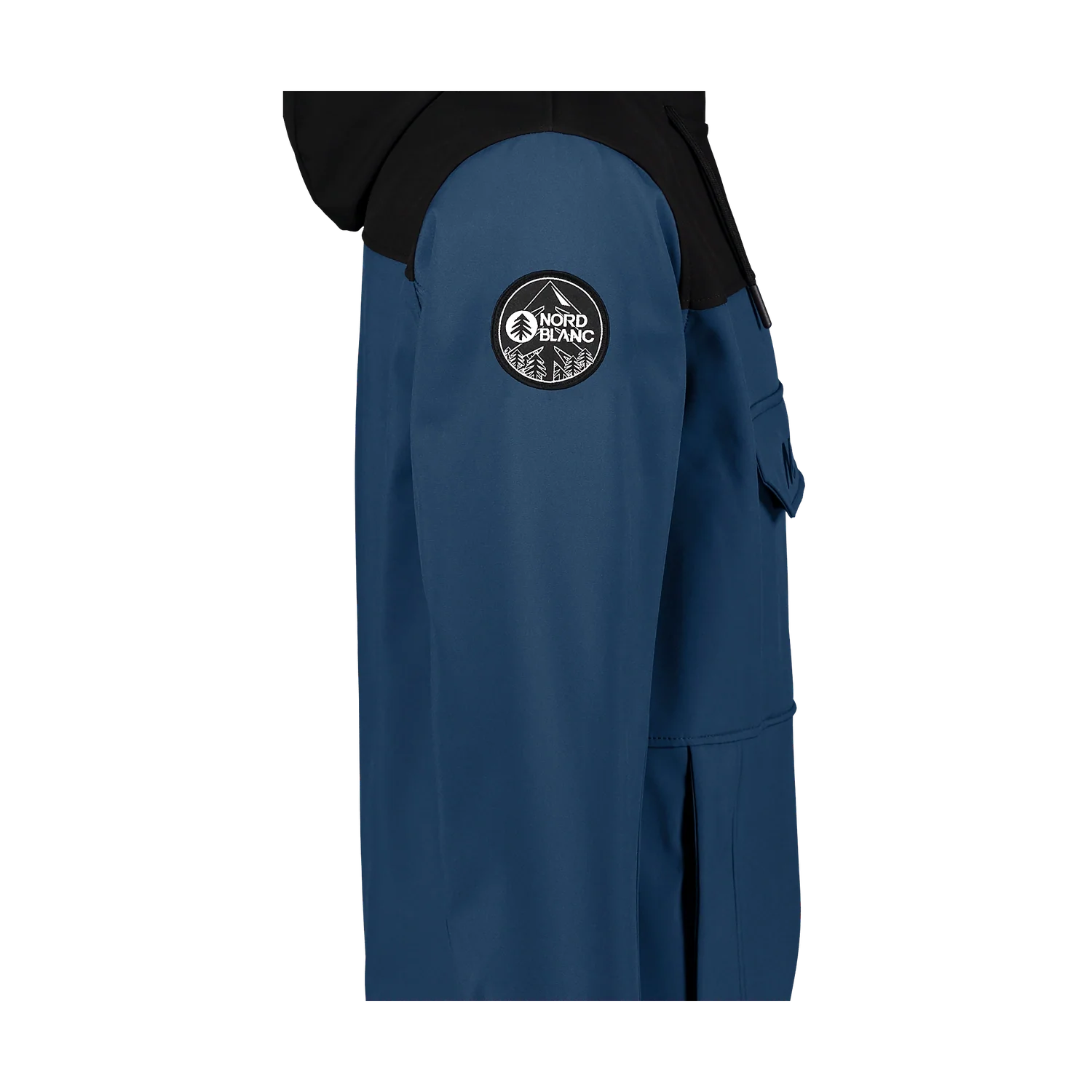 Hanorac din softshell pentru bărbați - TREKKING albastru-6