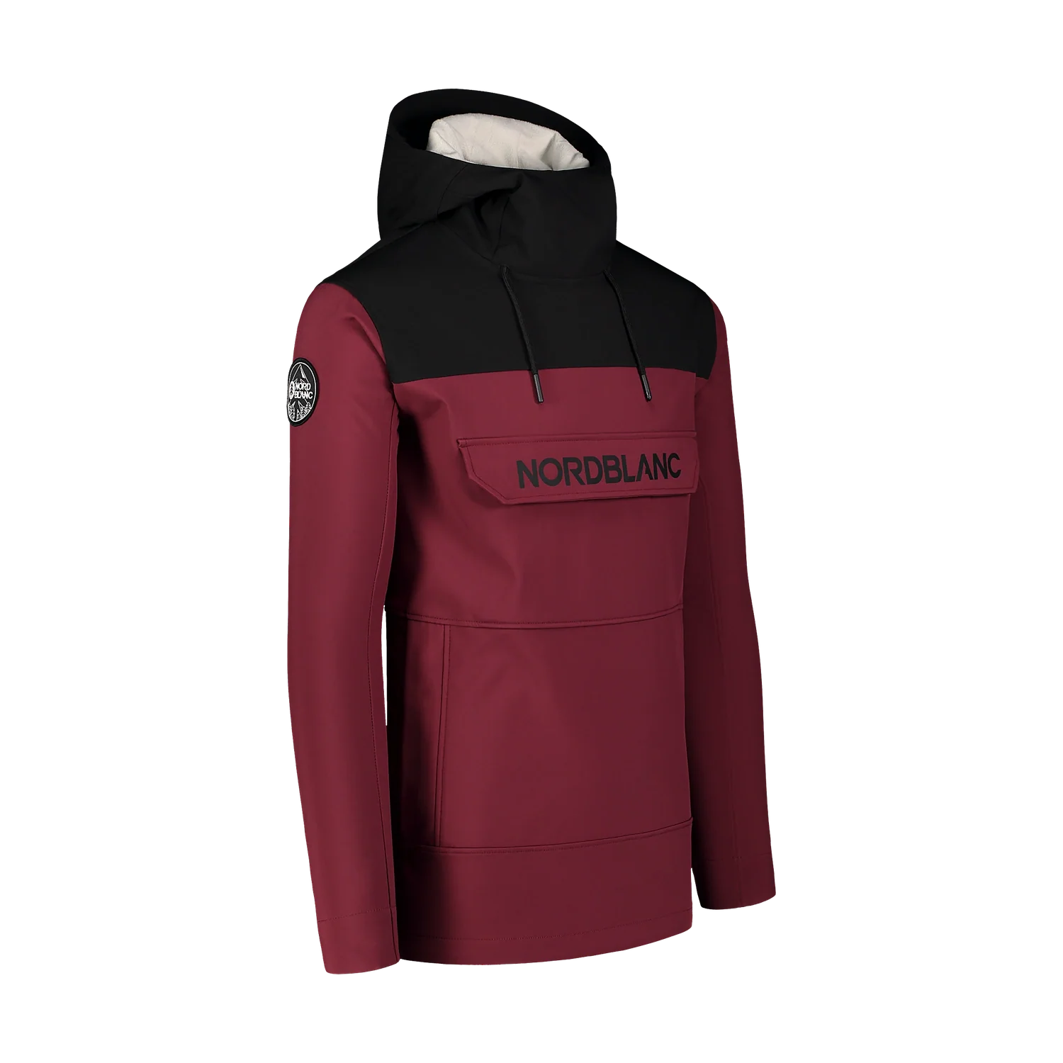 Softshell sweatshirt men's - TREKKING wine red-2