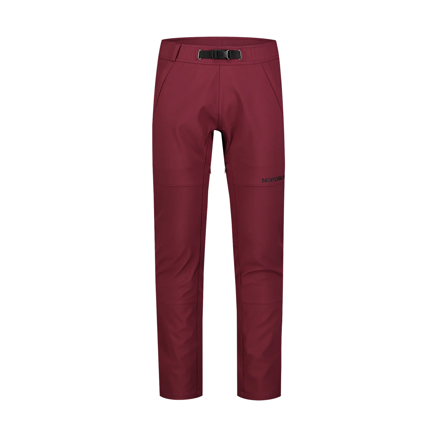 Softshell track pants men's - ENCAPSULATED wine red