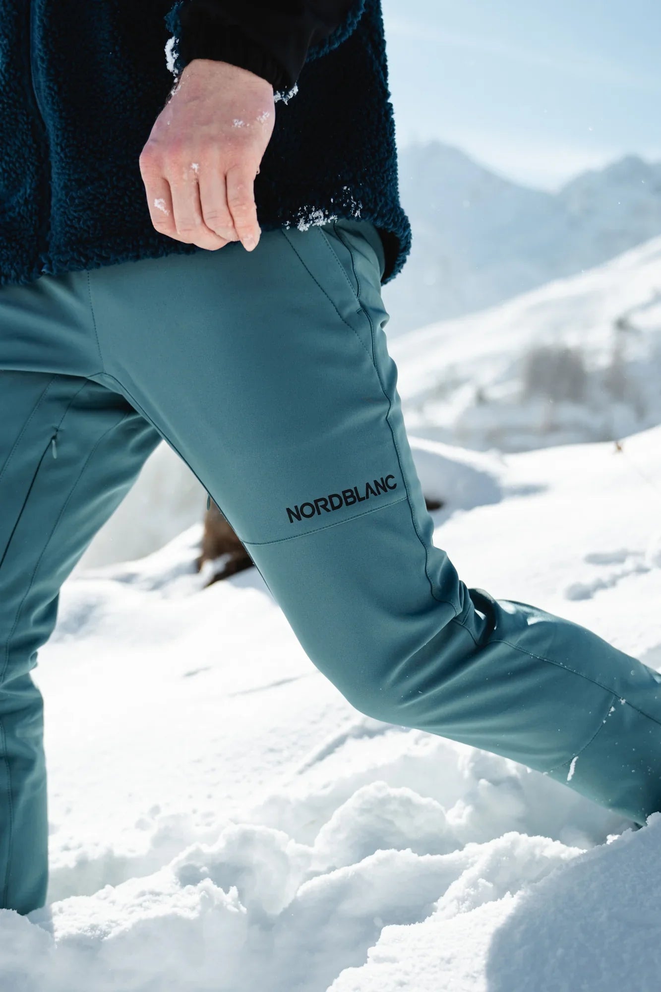 Softshell-Trainingshose Herren - ENCAPSULATED grün-5