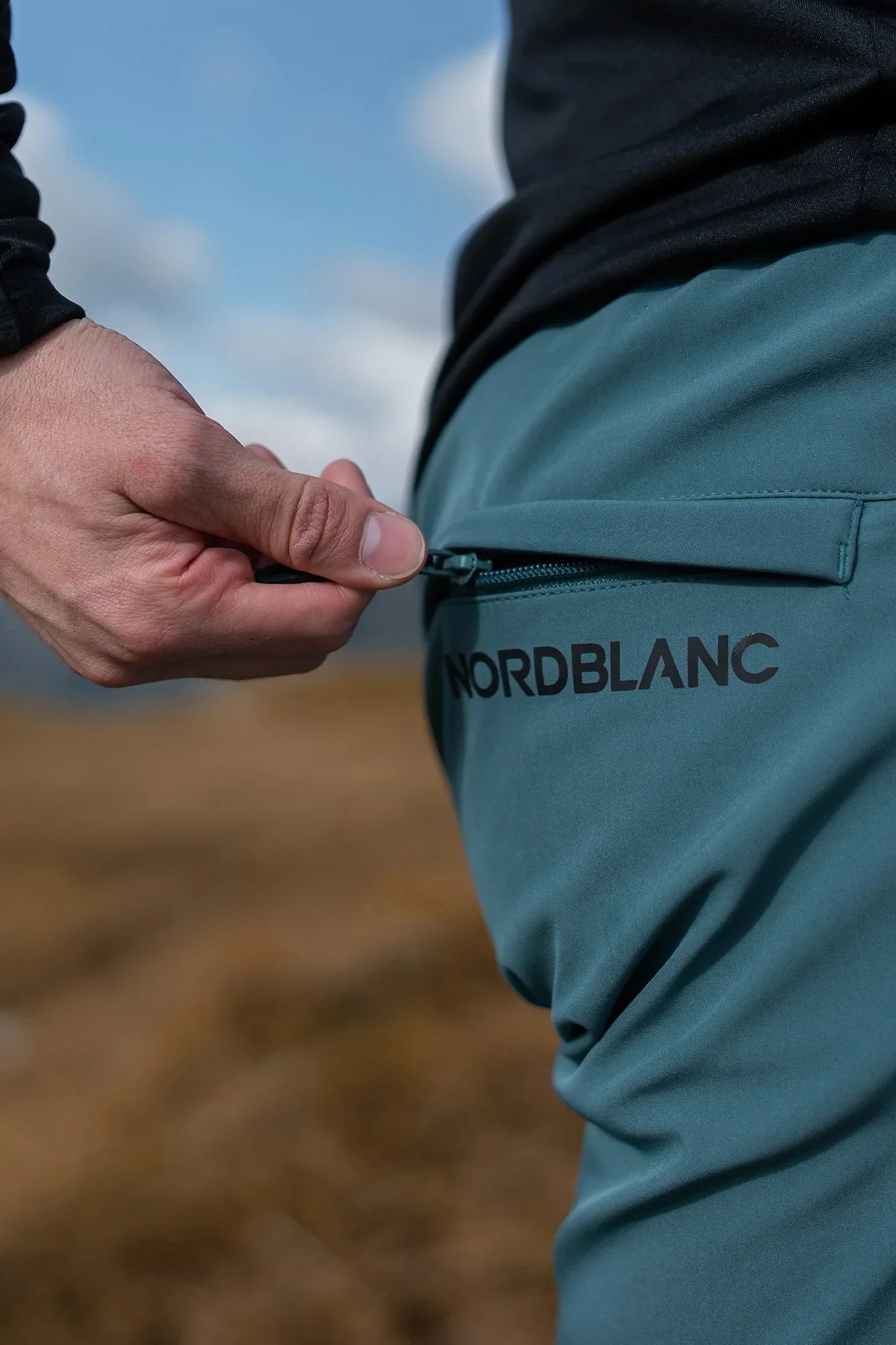 Softshell-Trainingshose Herren - ENCAPSULATED grün-10