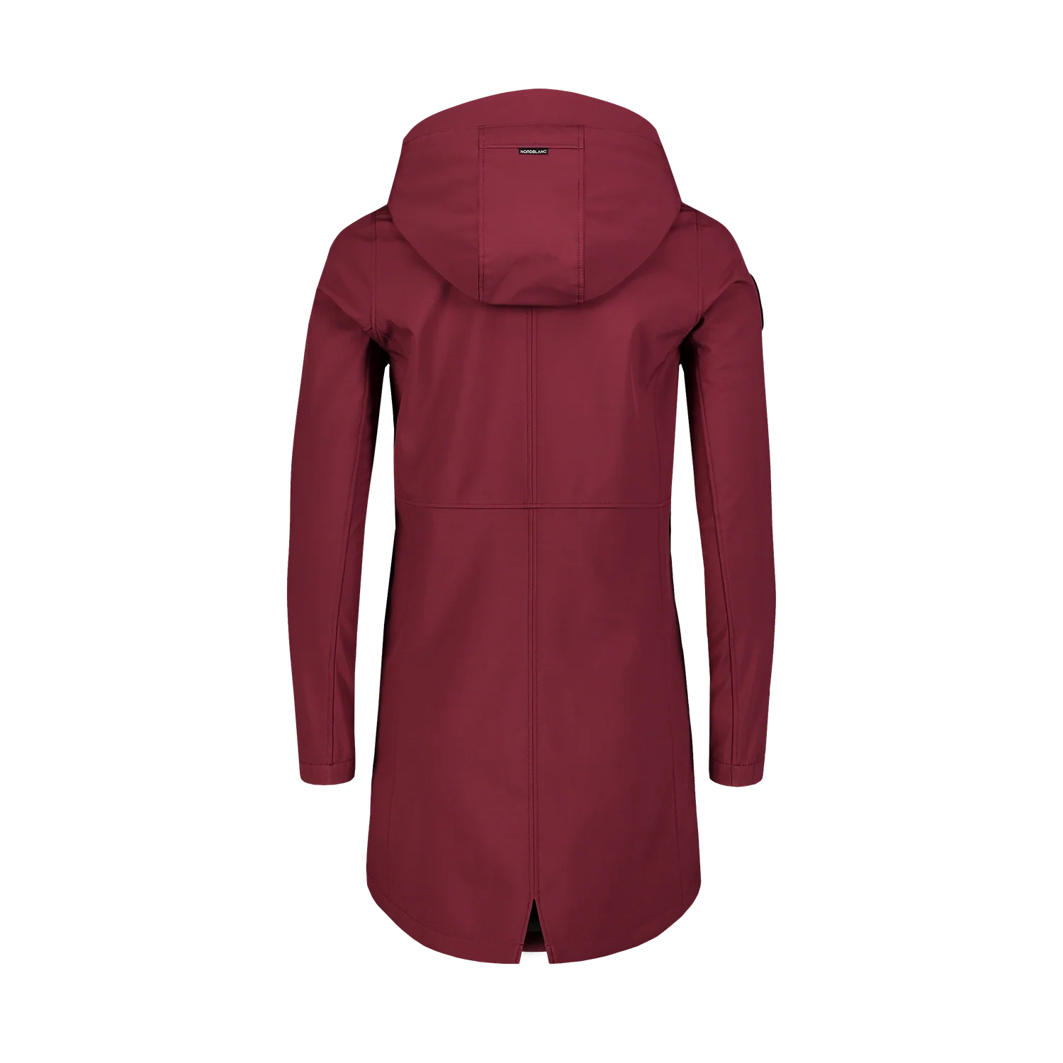 Geacă lungă softshell pentru femei - AMBLE bordo-5
