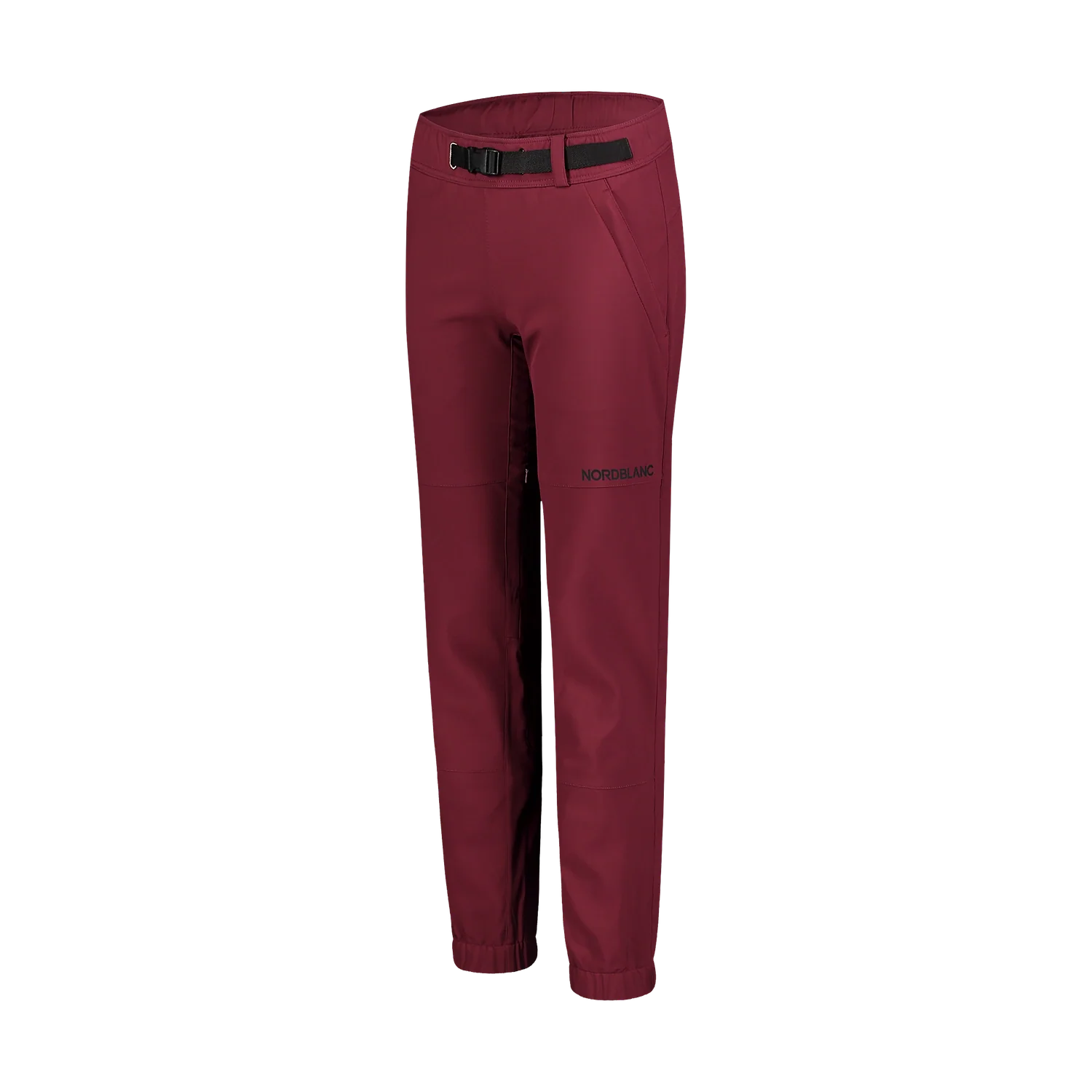 Softshell track pants women's - ELSA wine red-2
