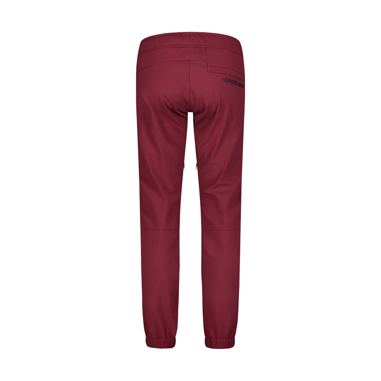 Softshell track pants women's - ELSA wine red-4