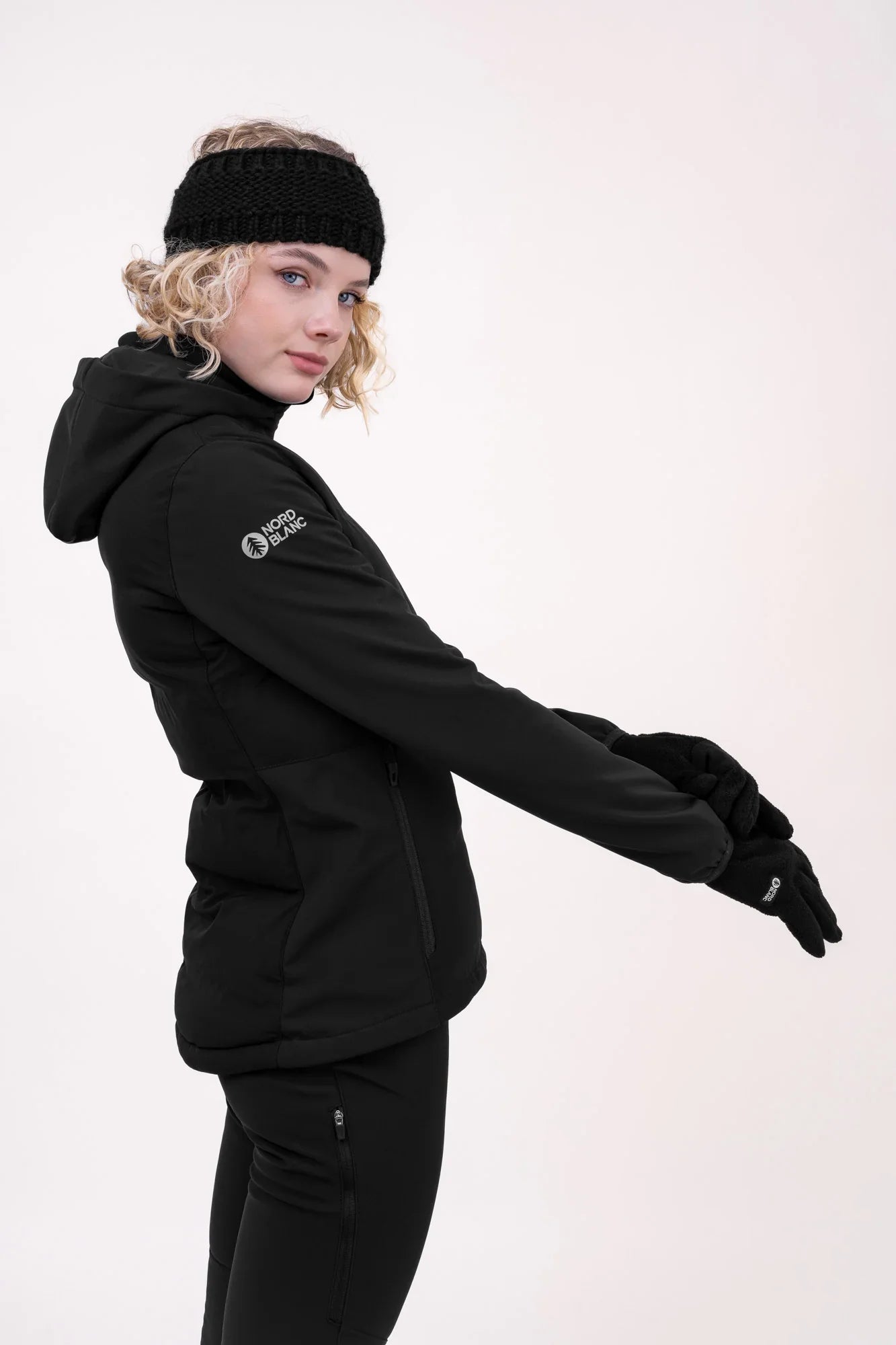 Sportjacke Damen - GLIMPSE schwarz-3