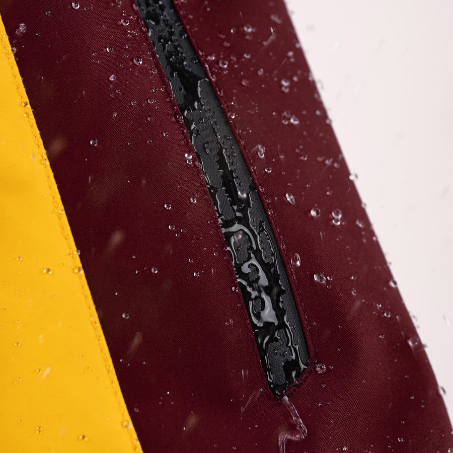 Waterproof zips