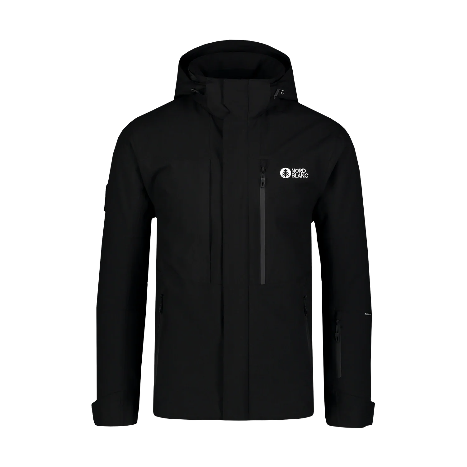 Ski jacket men's - CONTRASTY black-1