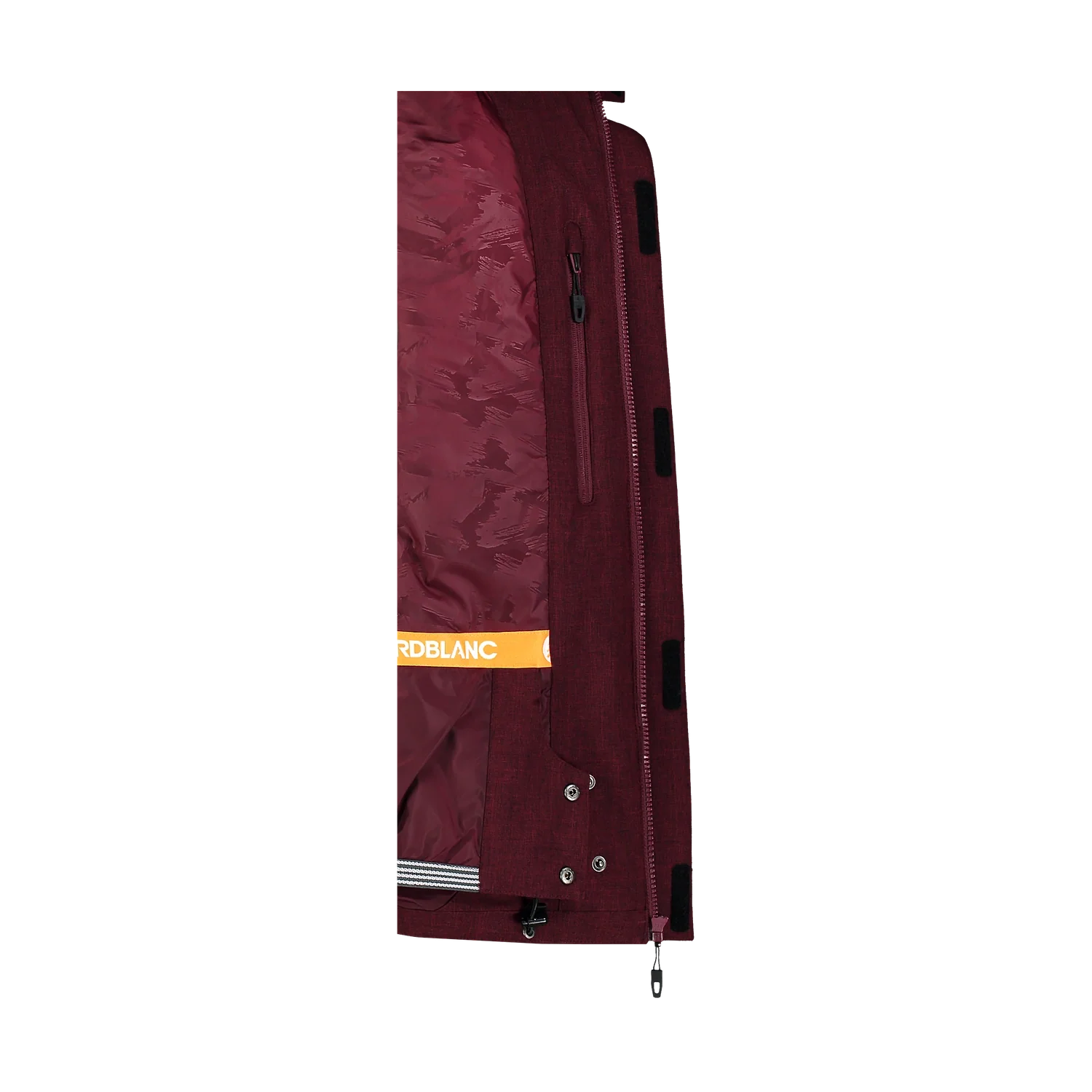 Ski jacket men's - CONTRASTY wine red-7