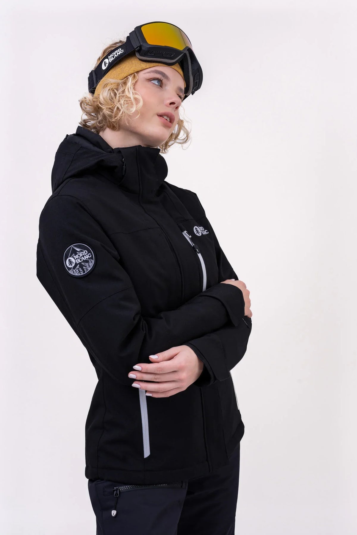 Ski jacket women's - TOPS black – image 3