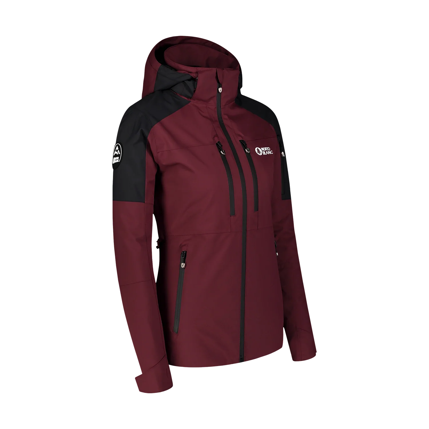 Ski jacket women's - HIGHEST wine red-2