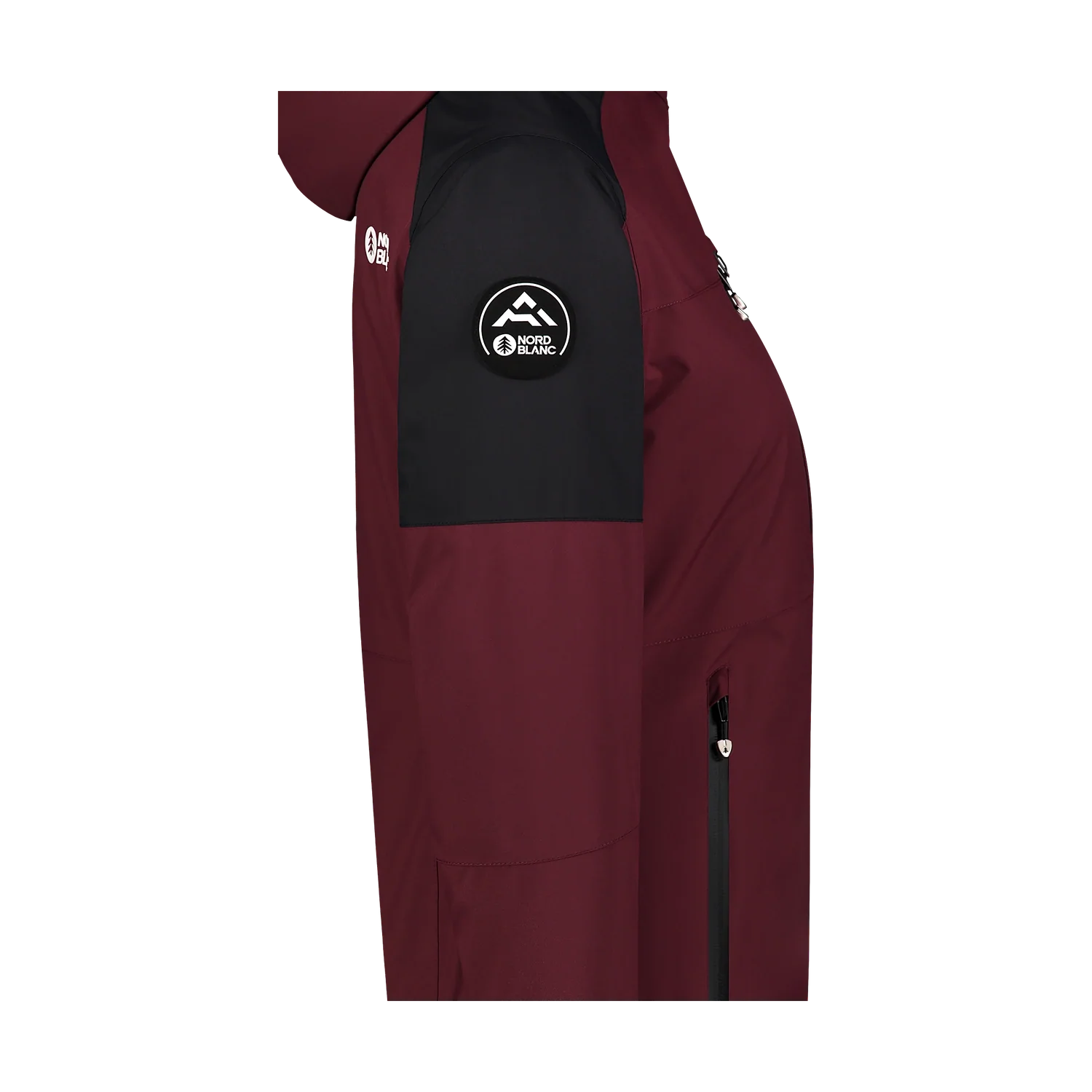 Ski jacket women's - HIGHEST wine red-7
