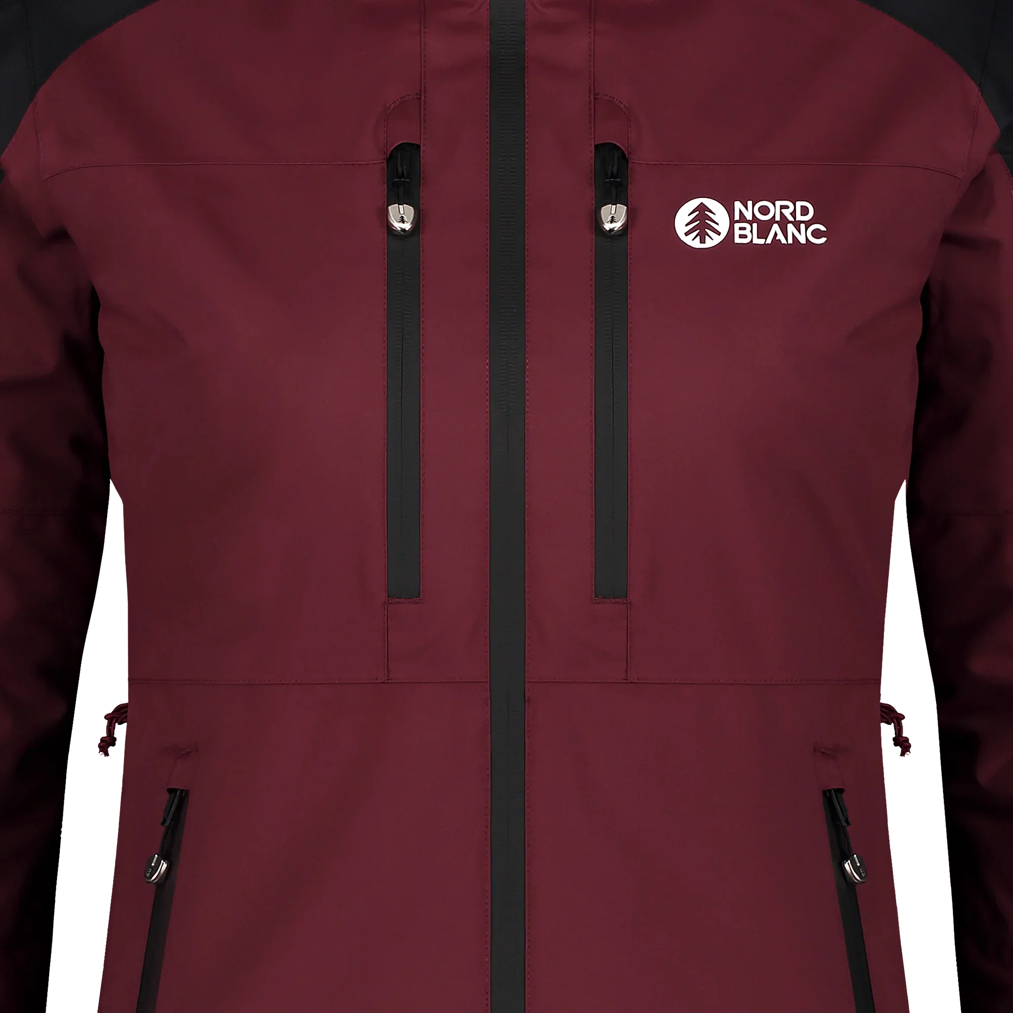 Ski jacket women's - HIGHEST wine red-9