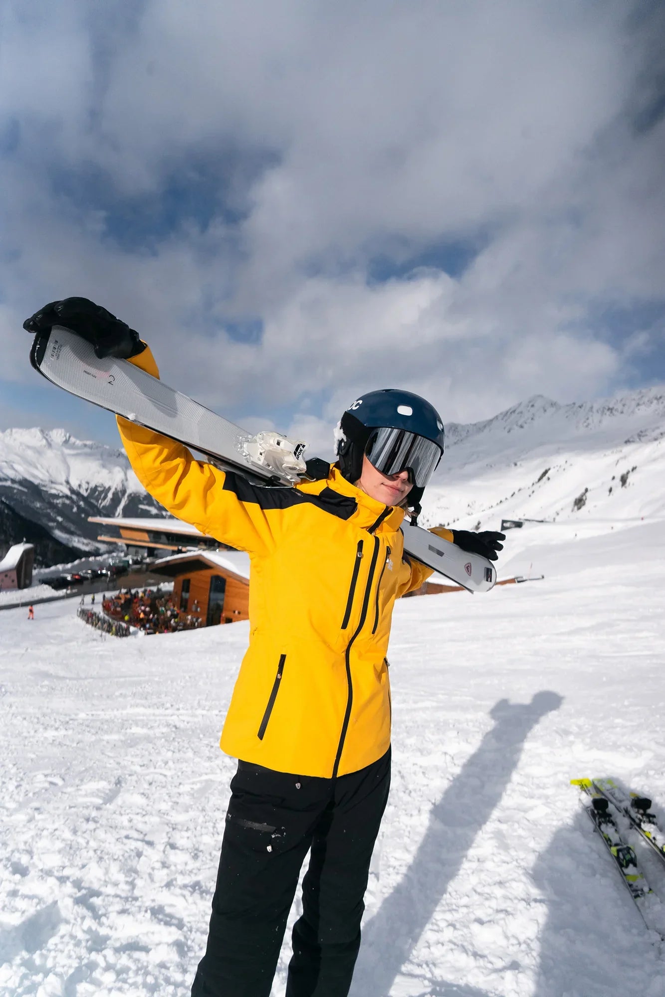 Ski jacket women's - HIGHEST yellow-3