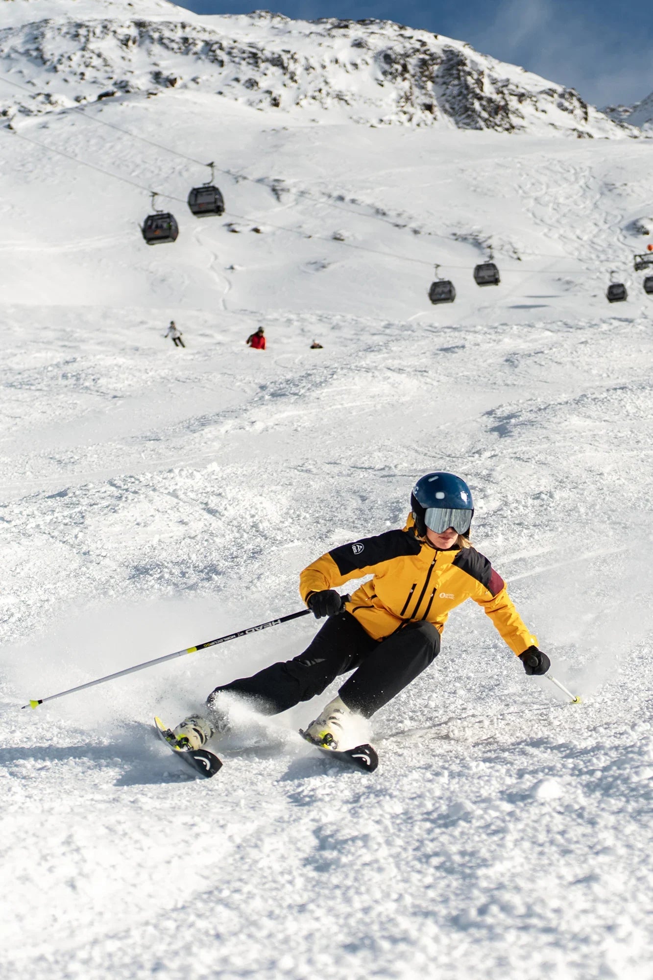Ski jacket women's - HIGHEST yellow-5