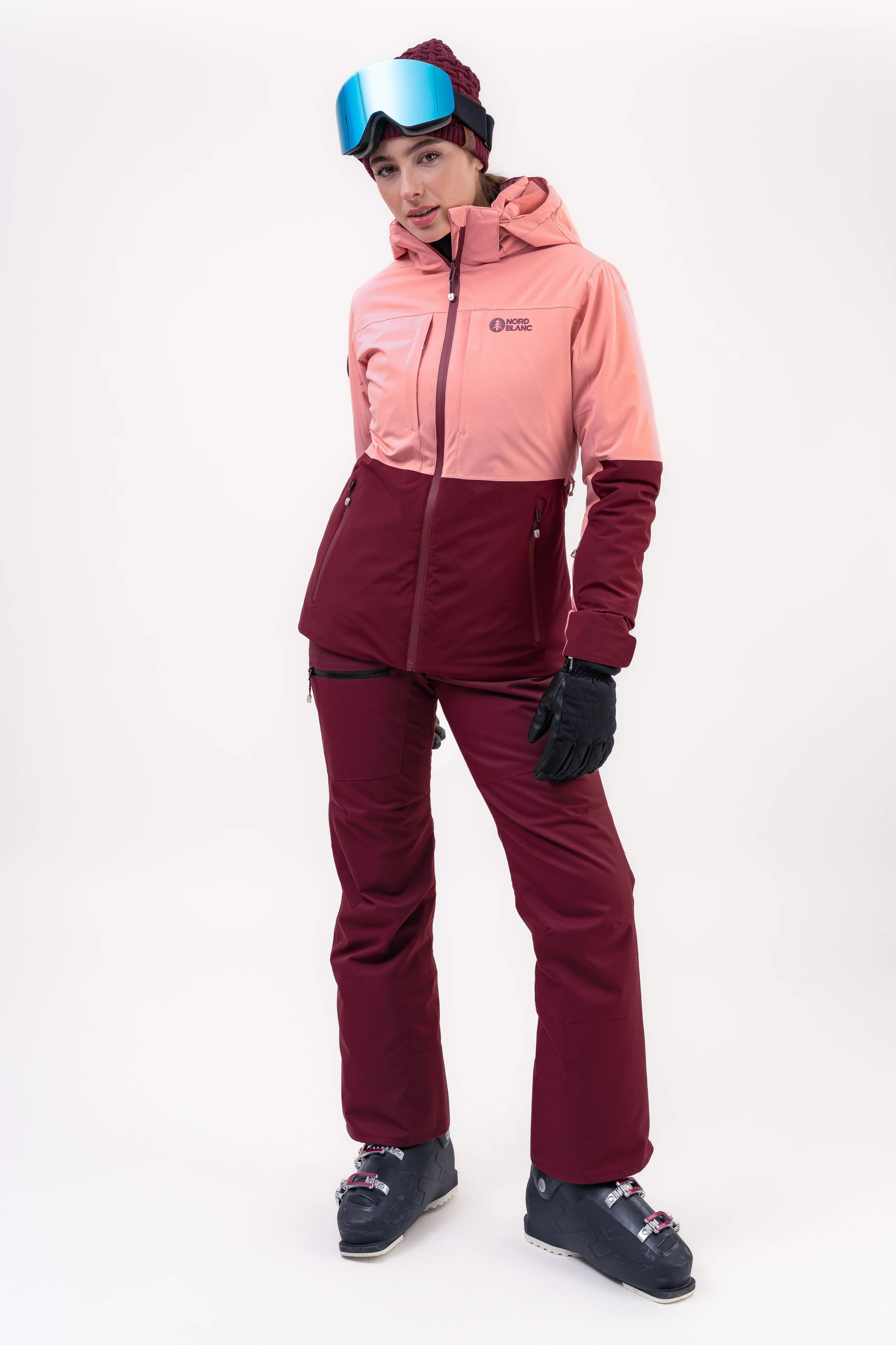Ski jacket women's - SEPARATED pink-5
