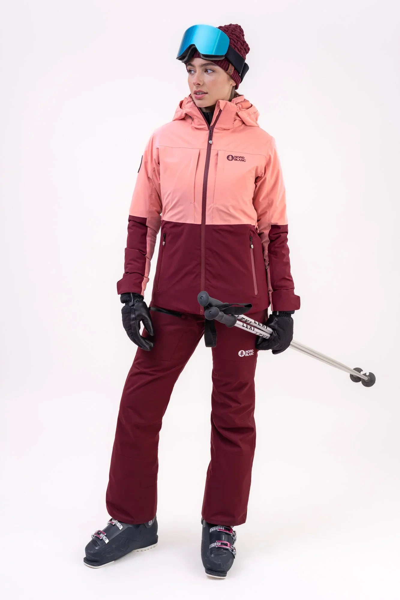 Ski jacket women's - SEPARATED pink-6
