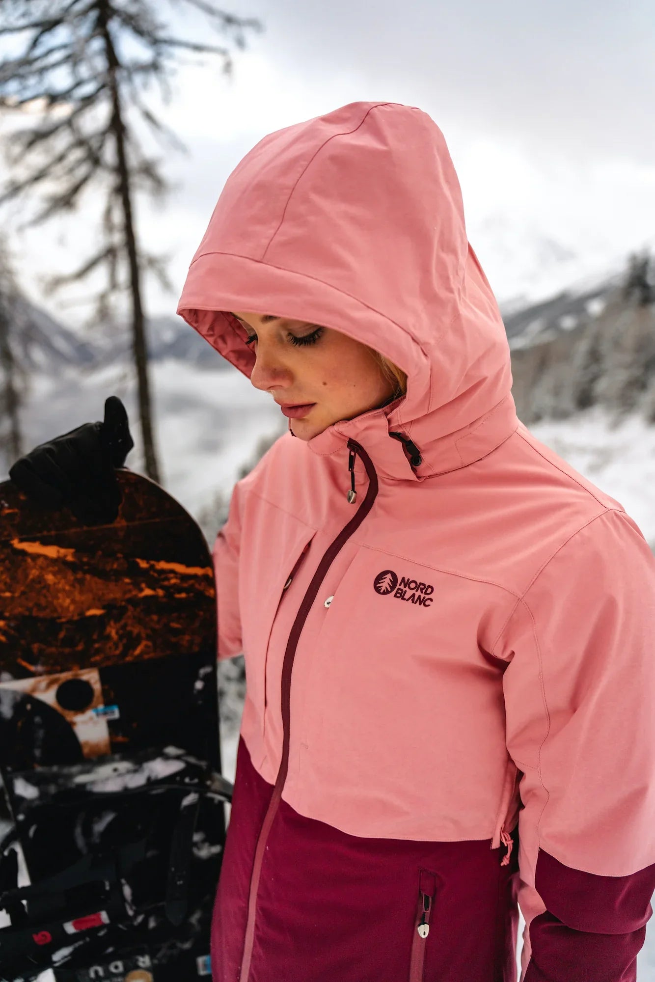 Ski jacket women's - SEPARATED pink-9