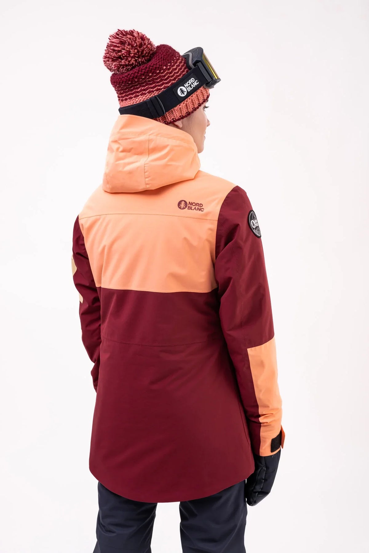 Snowboard anorak women's - SNOWSTORM orange-4