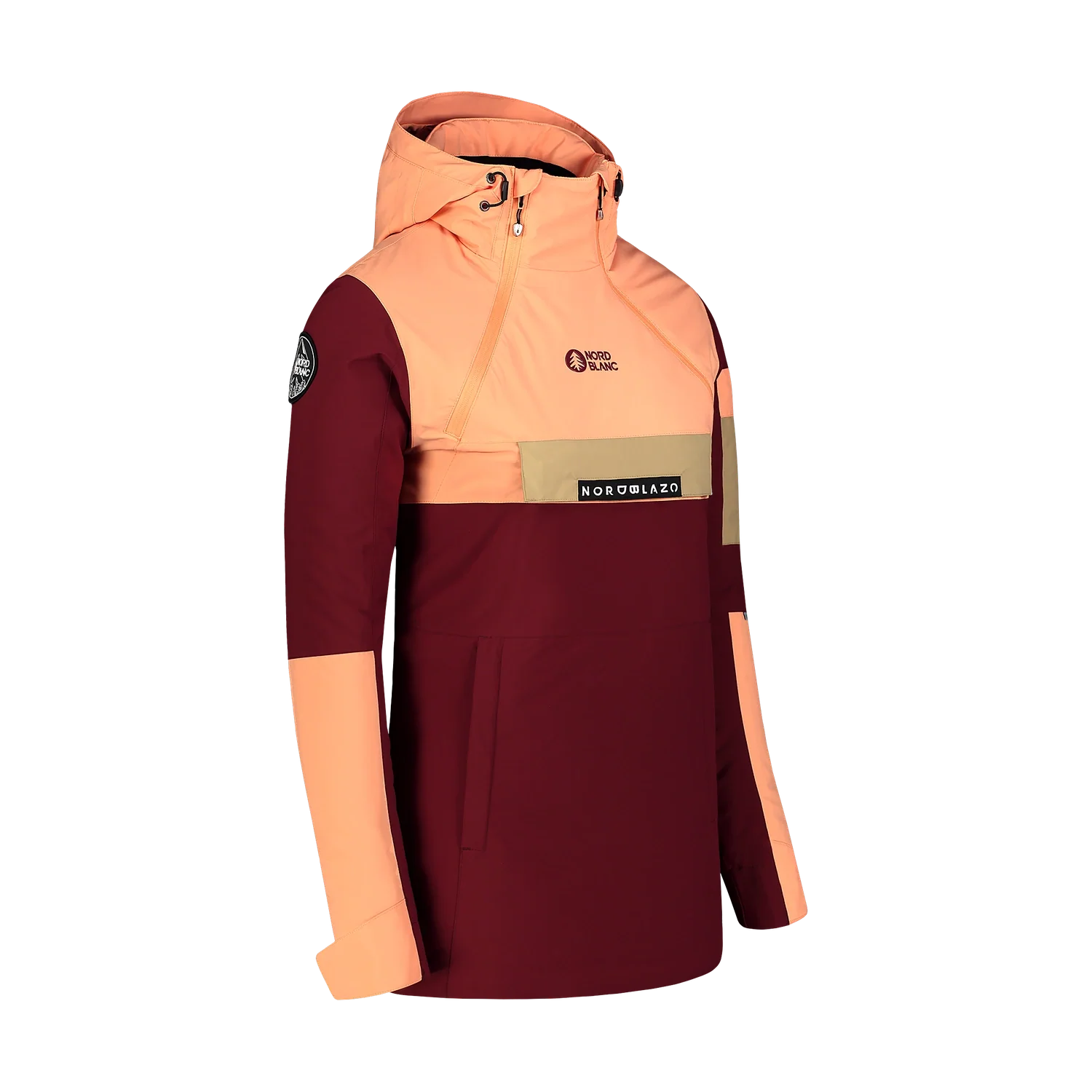 Snowboard anorak women's - SNOWSTORM orange-7