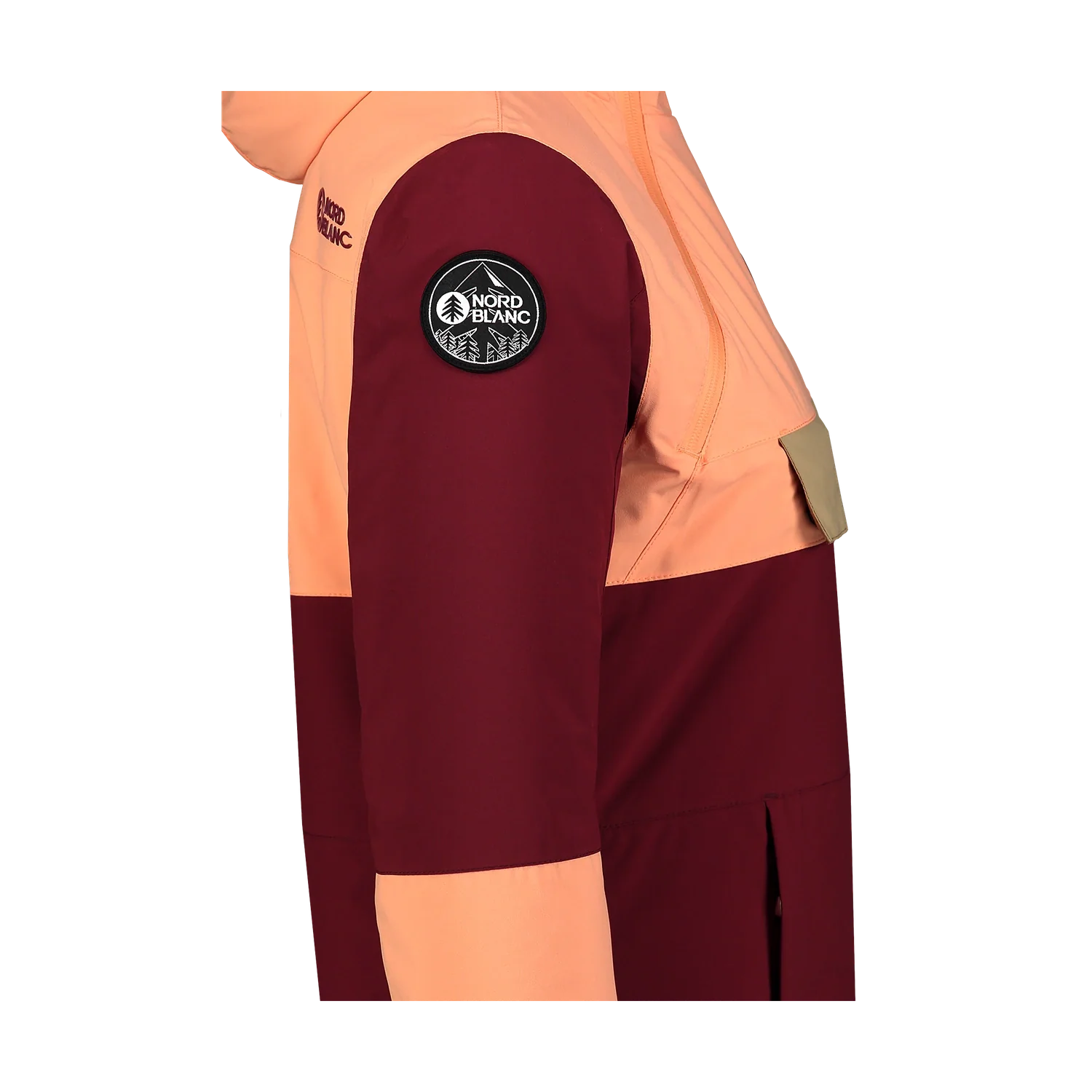 Snowboard anorak women's - SNOWSTORM orange-12