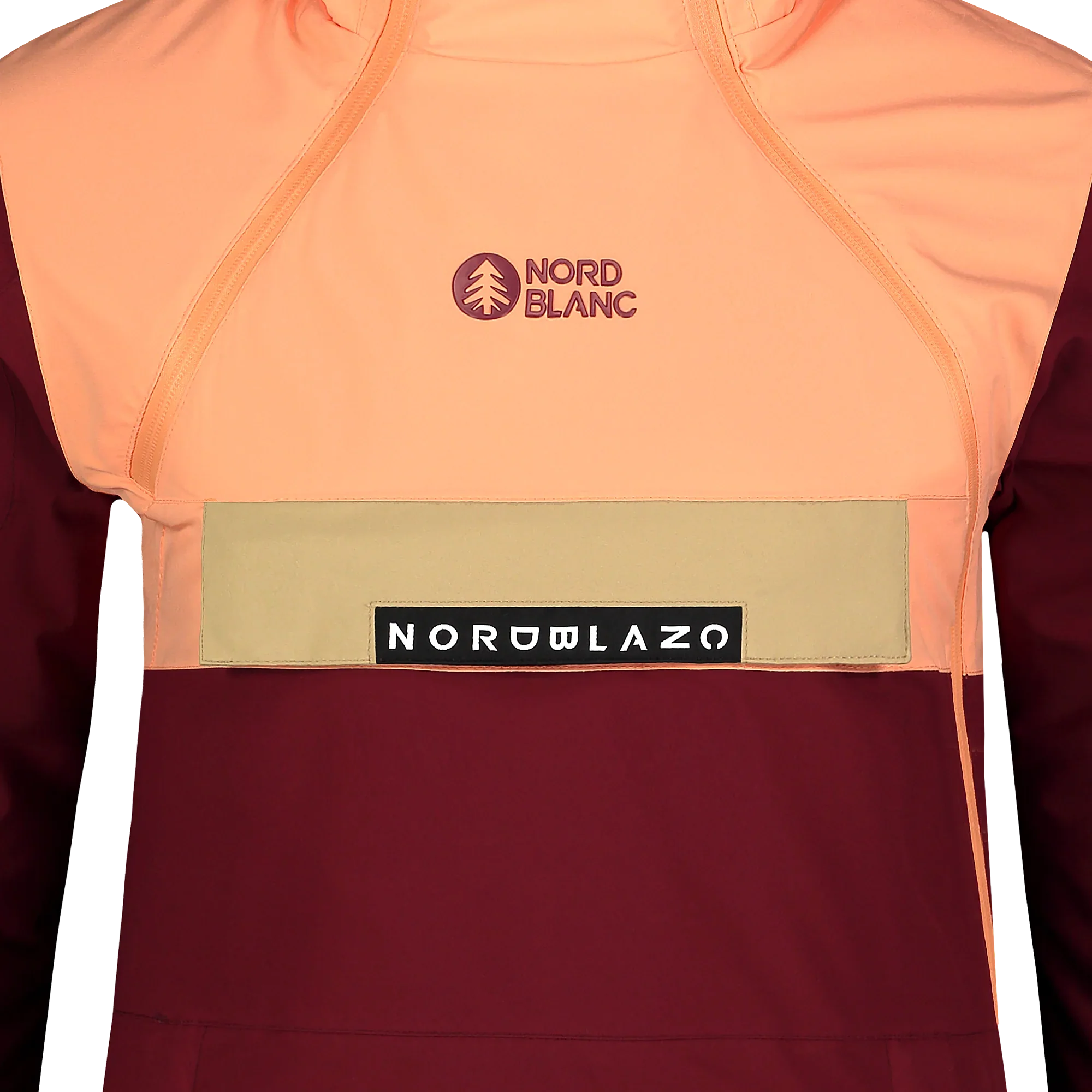 Snowboard anorak women's - SNOWSTORM orange-14