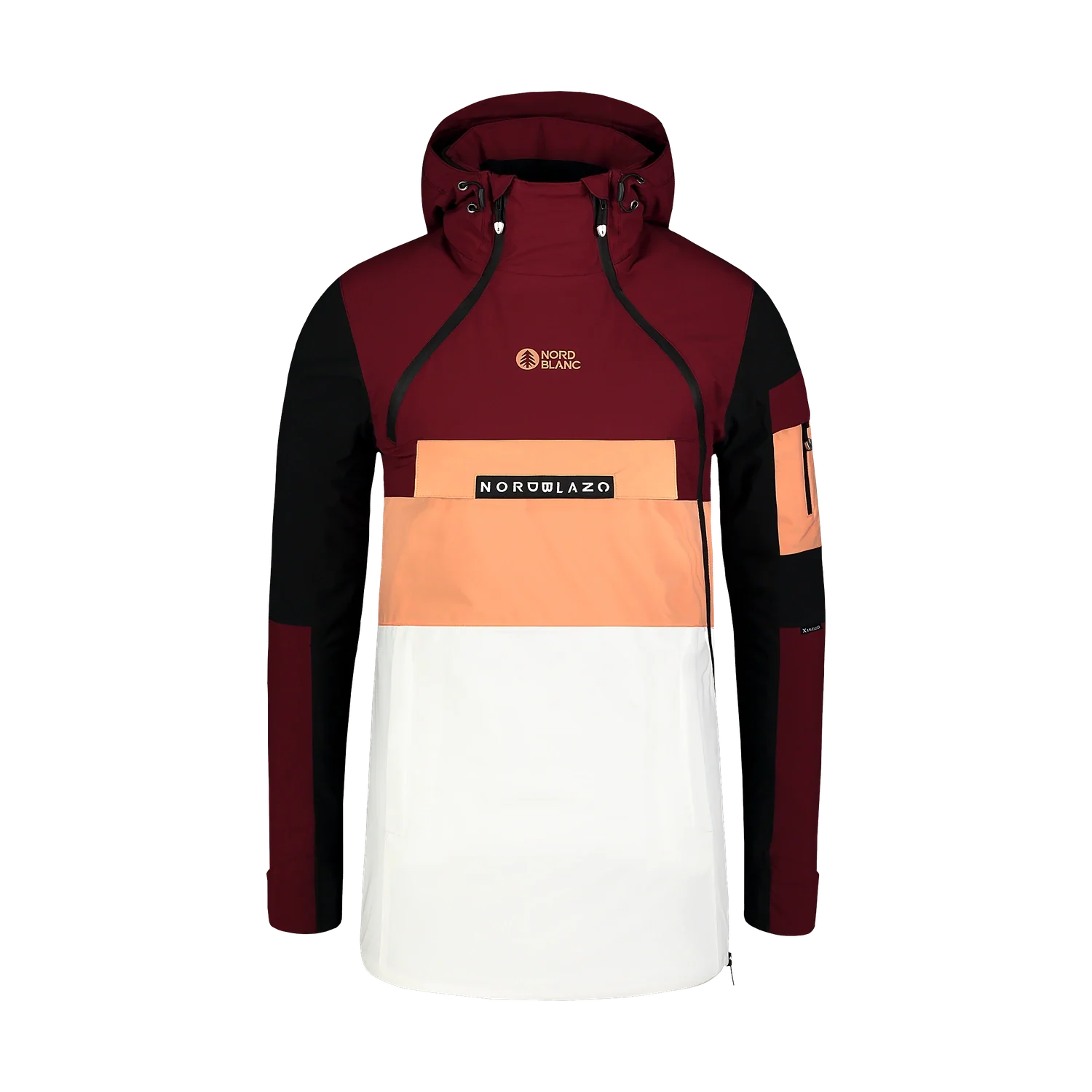 Snowboard anorak women's - SNOWSTORM wine red-1