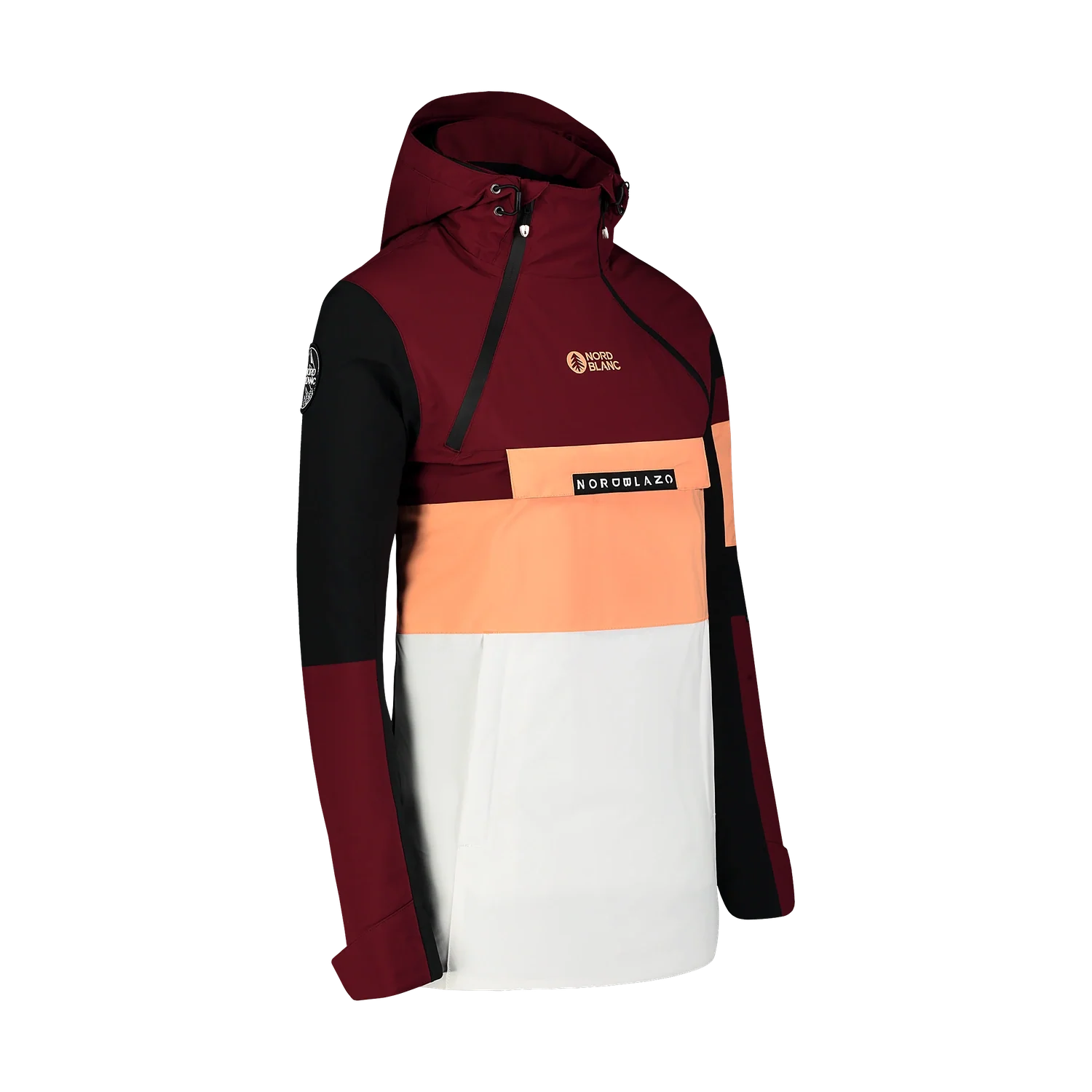 Snowboard anorak women's - SNOWSTORM wine red-6