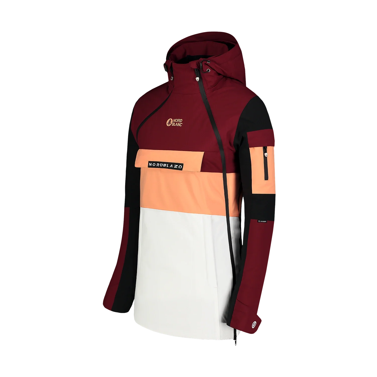 Snowboard anorak women's - SNOWSTORM wine red-9