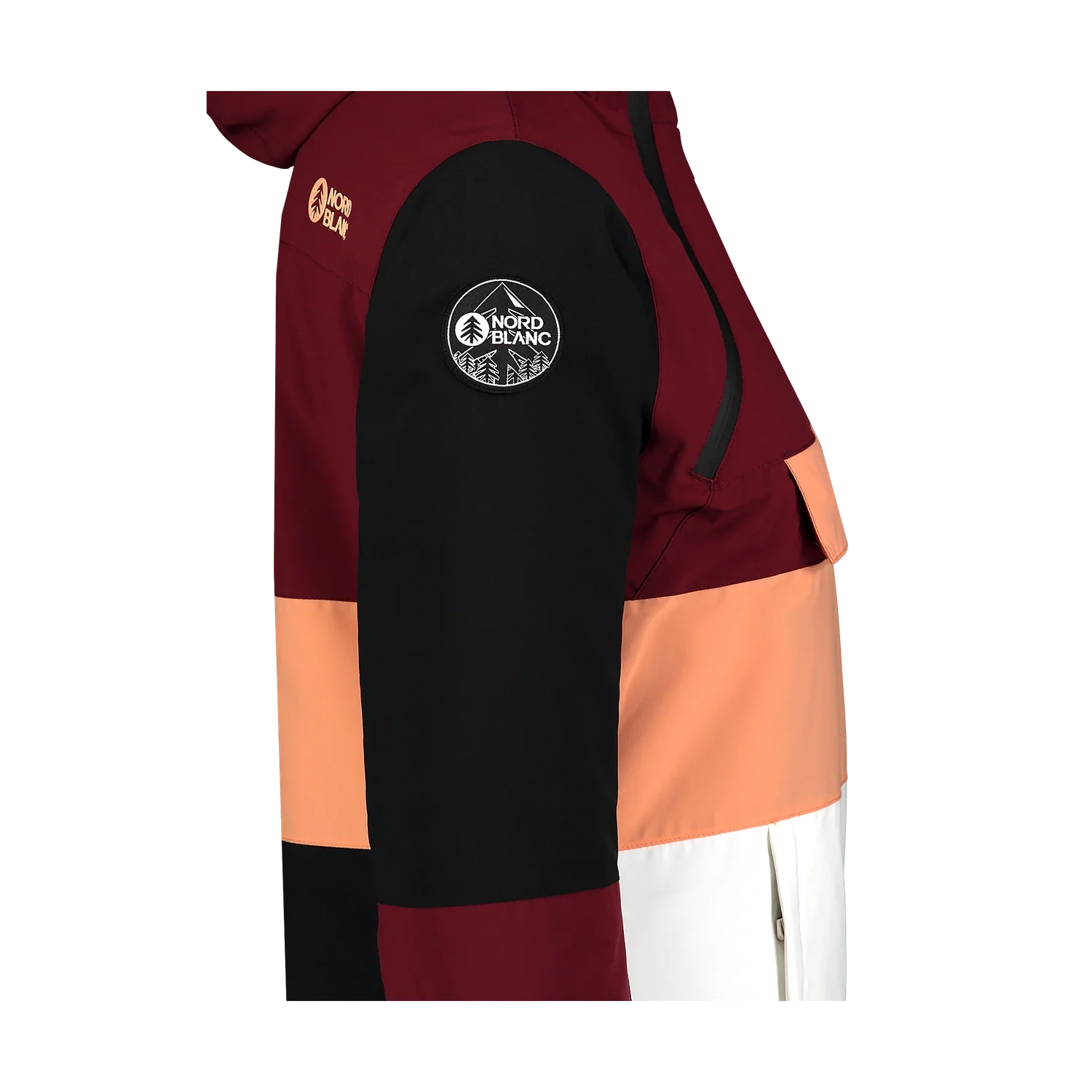 Snowboard anorak women's - SNOWSTORM wine red-10