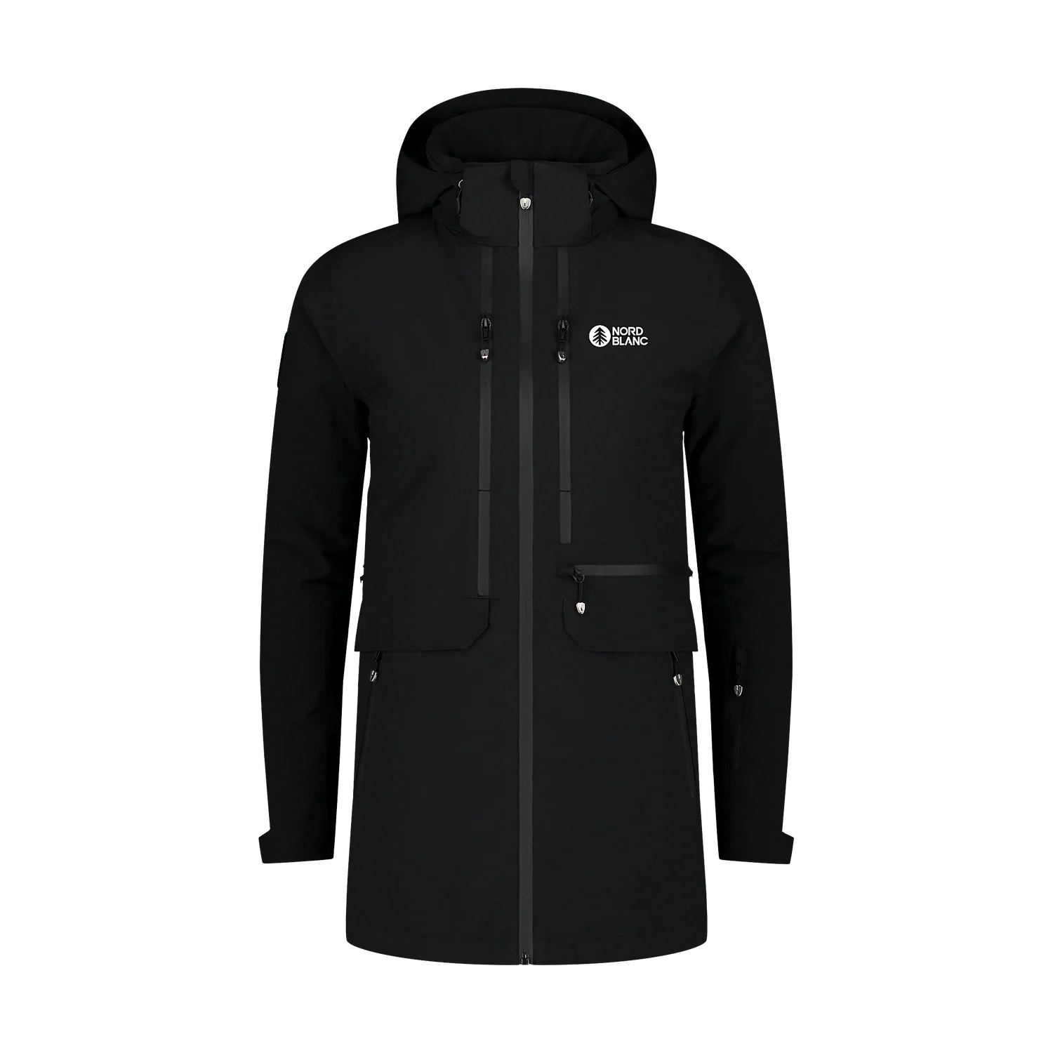 Ski- und Snowboardjacke Damen - SLEET schwarz