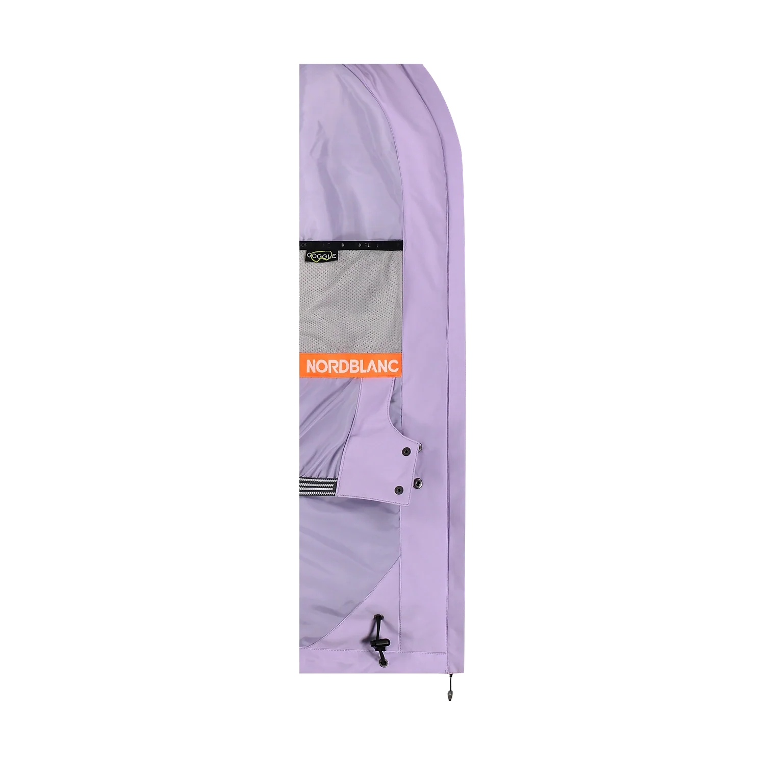 Ski and snowboard jacket women's - SLEET violet-10